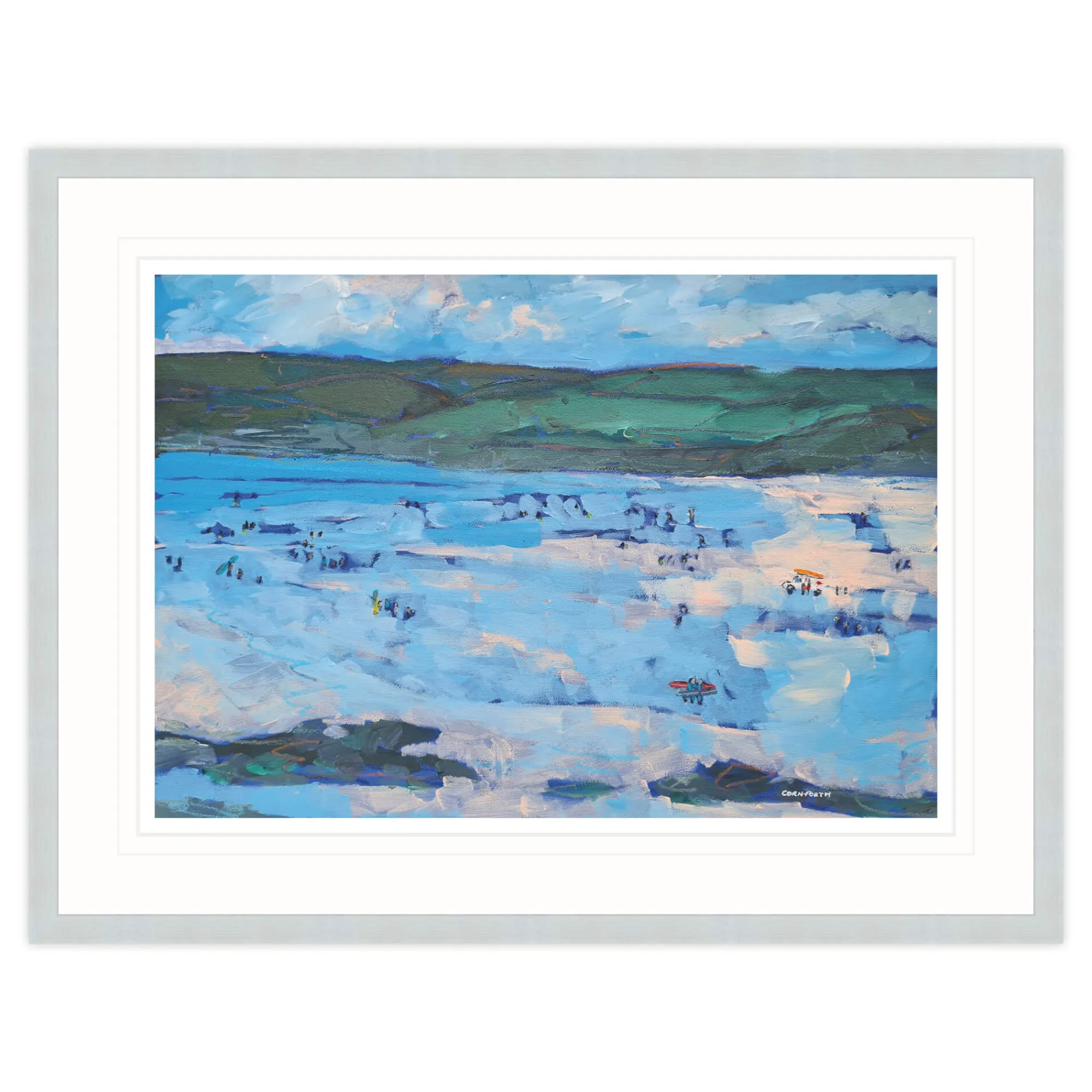 Cornwall|Framed Prints*Whistlefish Mini Polzeath Framed Print