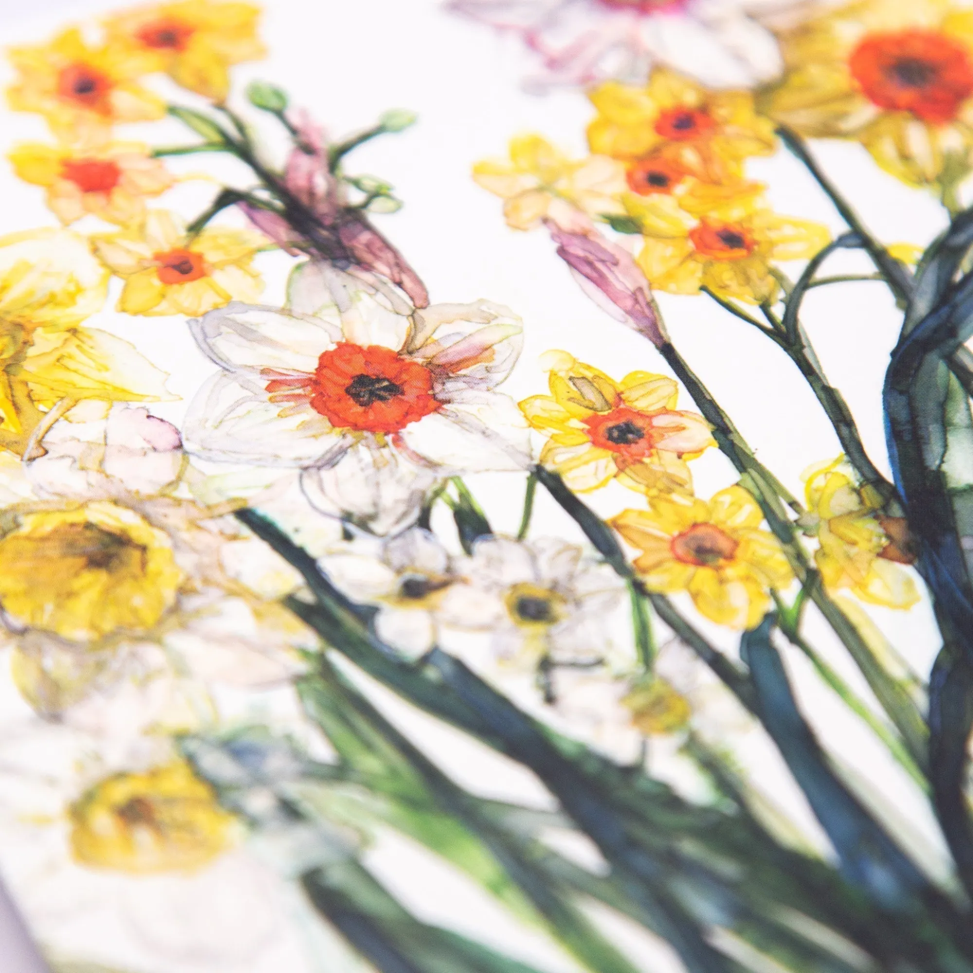 Easter*Whistlefish Mixed Daffodils Art Card