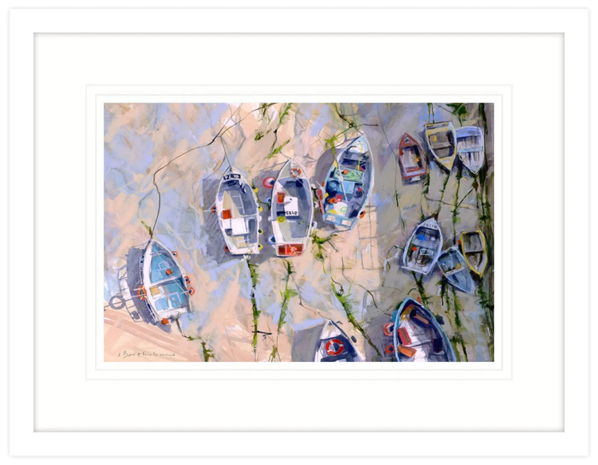 St Ives|Cornwall*Whistlefish Moorings St Ives Framed Print