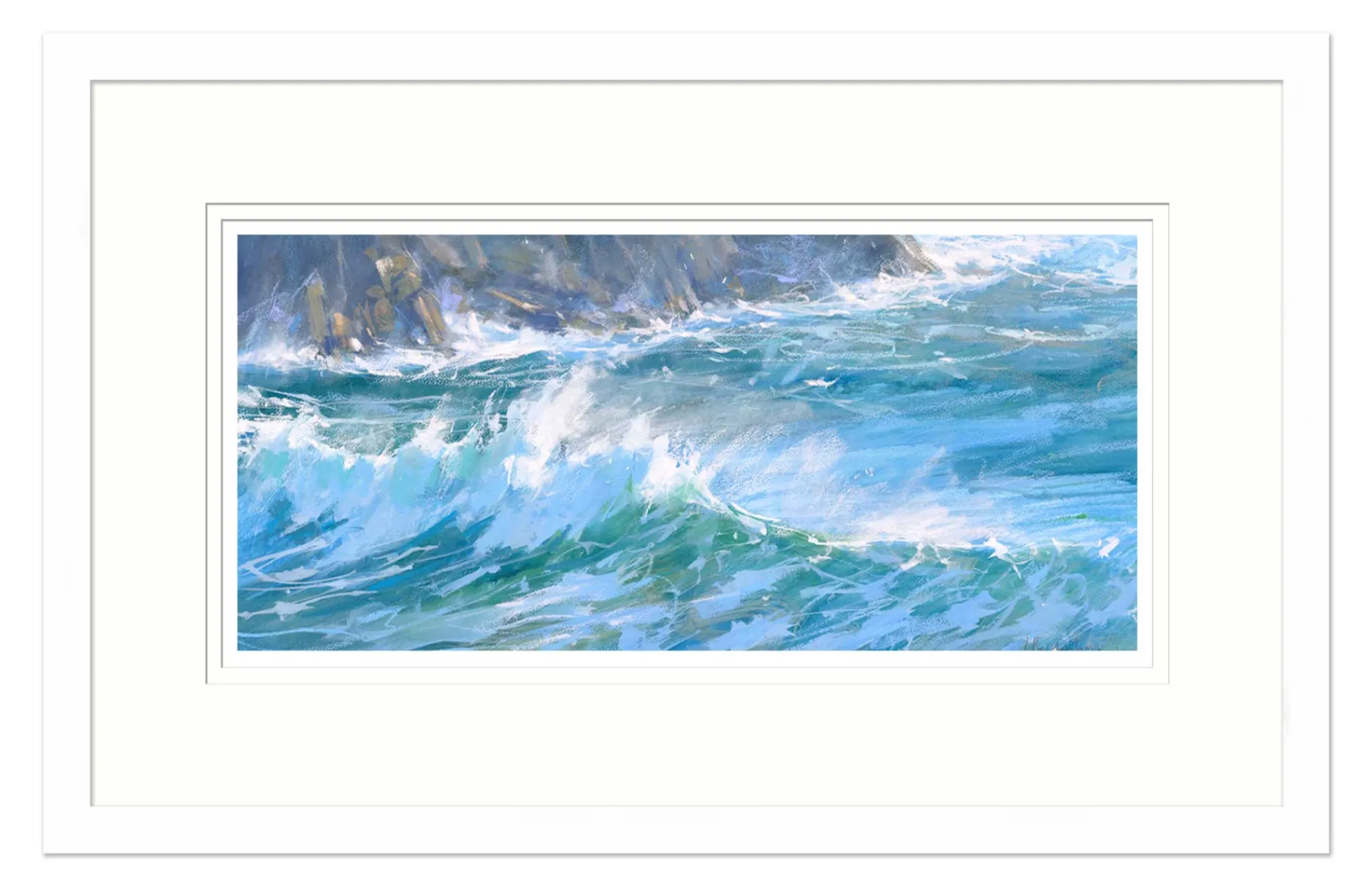 Coastal Scenes|Framed Prints*Whistlefish Morning Breaker Framed Print