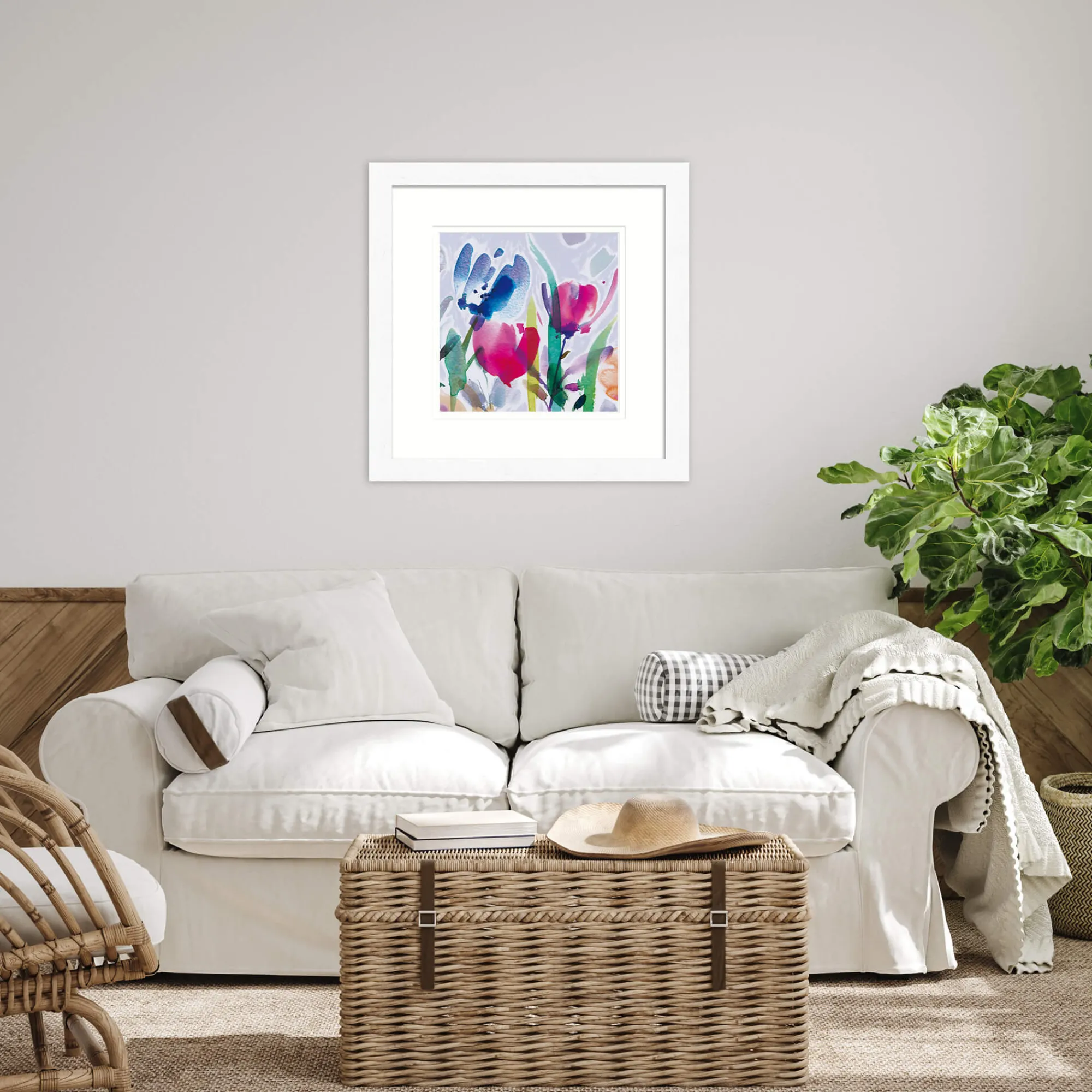 Unframed Prints*Whistlefish Multi Blooms Medium Art Print