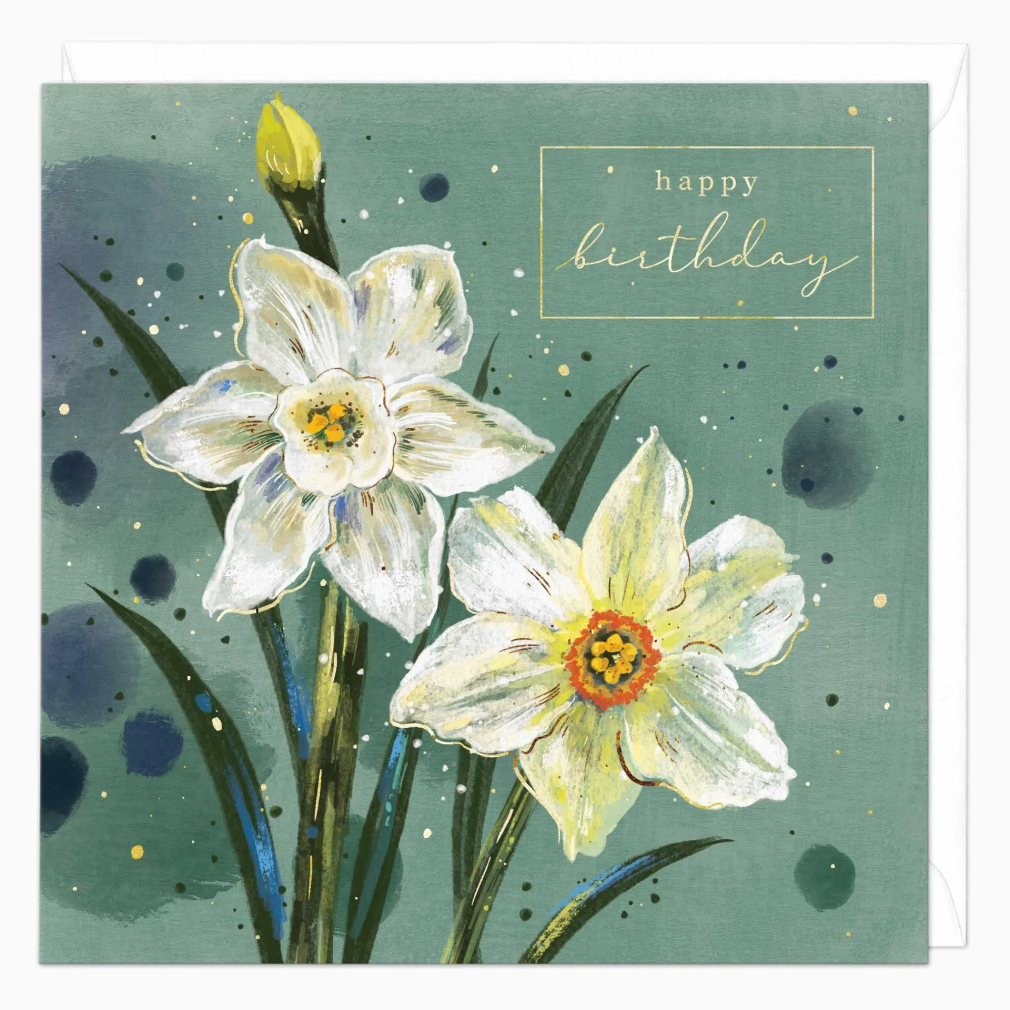 Easter|Birthday*Whistlefish Narcissi Birthday Card