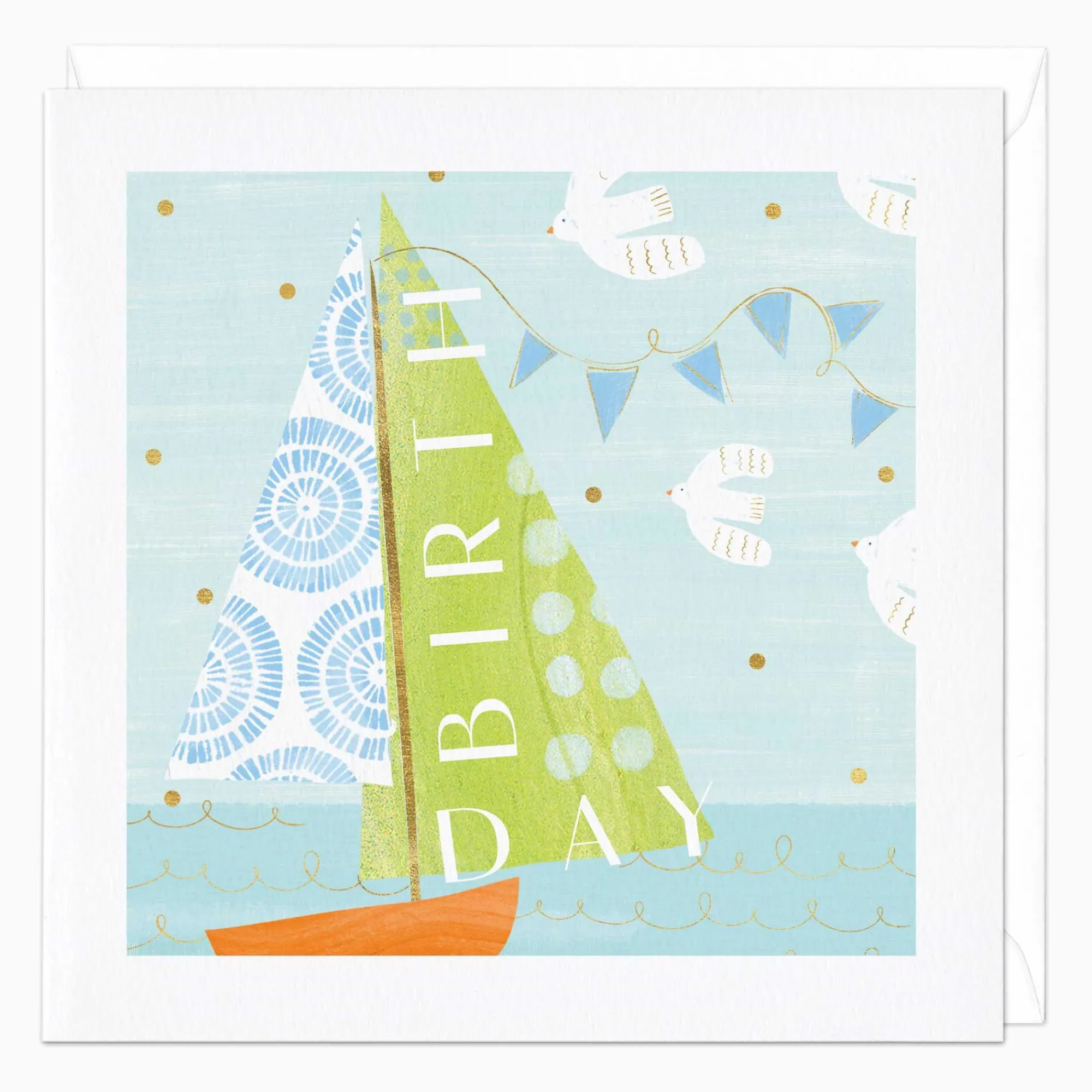 Birthday|For Him*Whistlefish Nautical Birthday Voyage Card