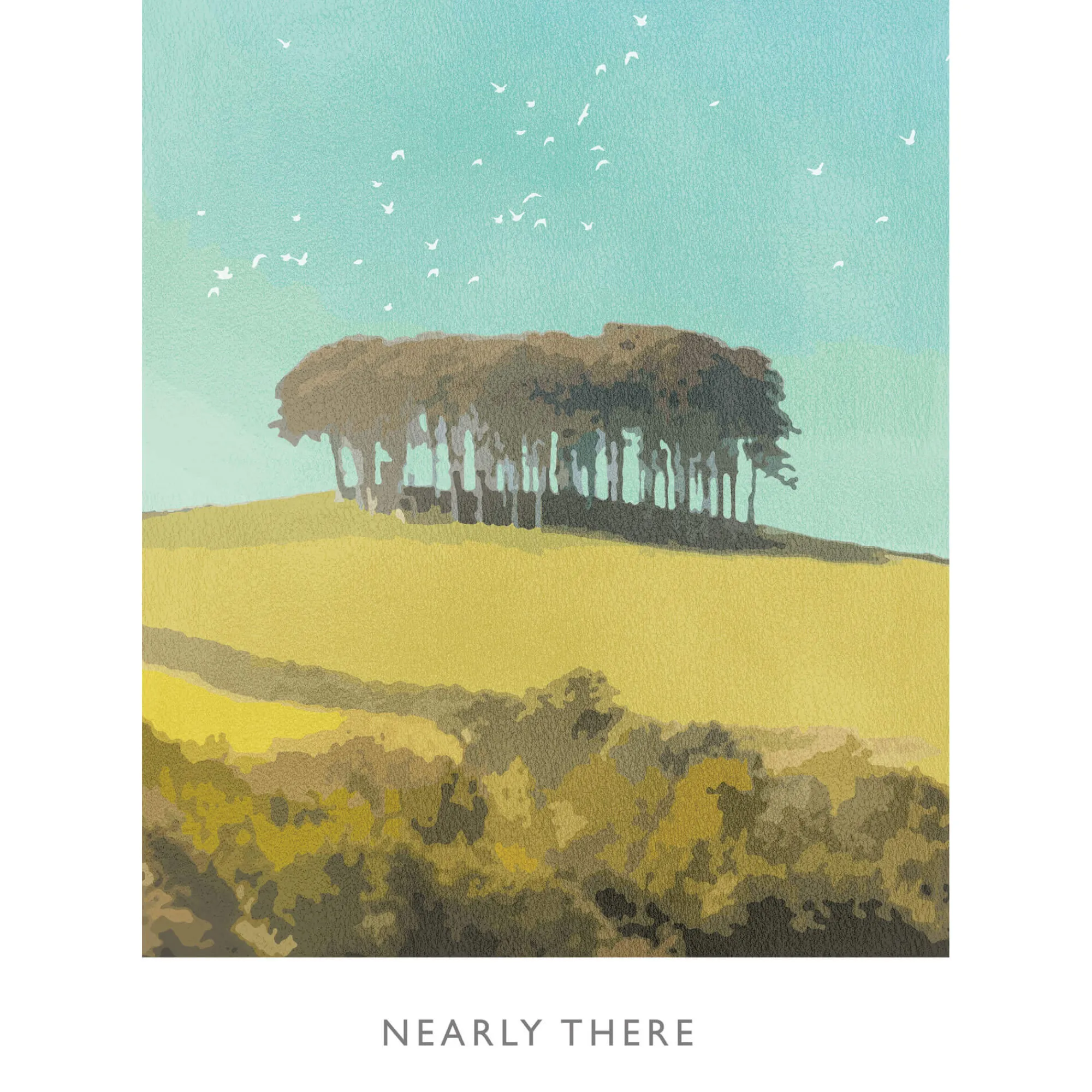 Unframed Prints*Whistlefish Nearly There Art Print