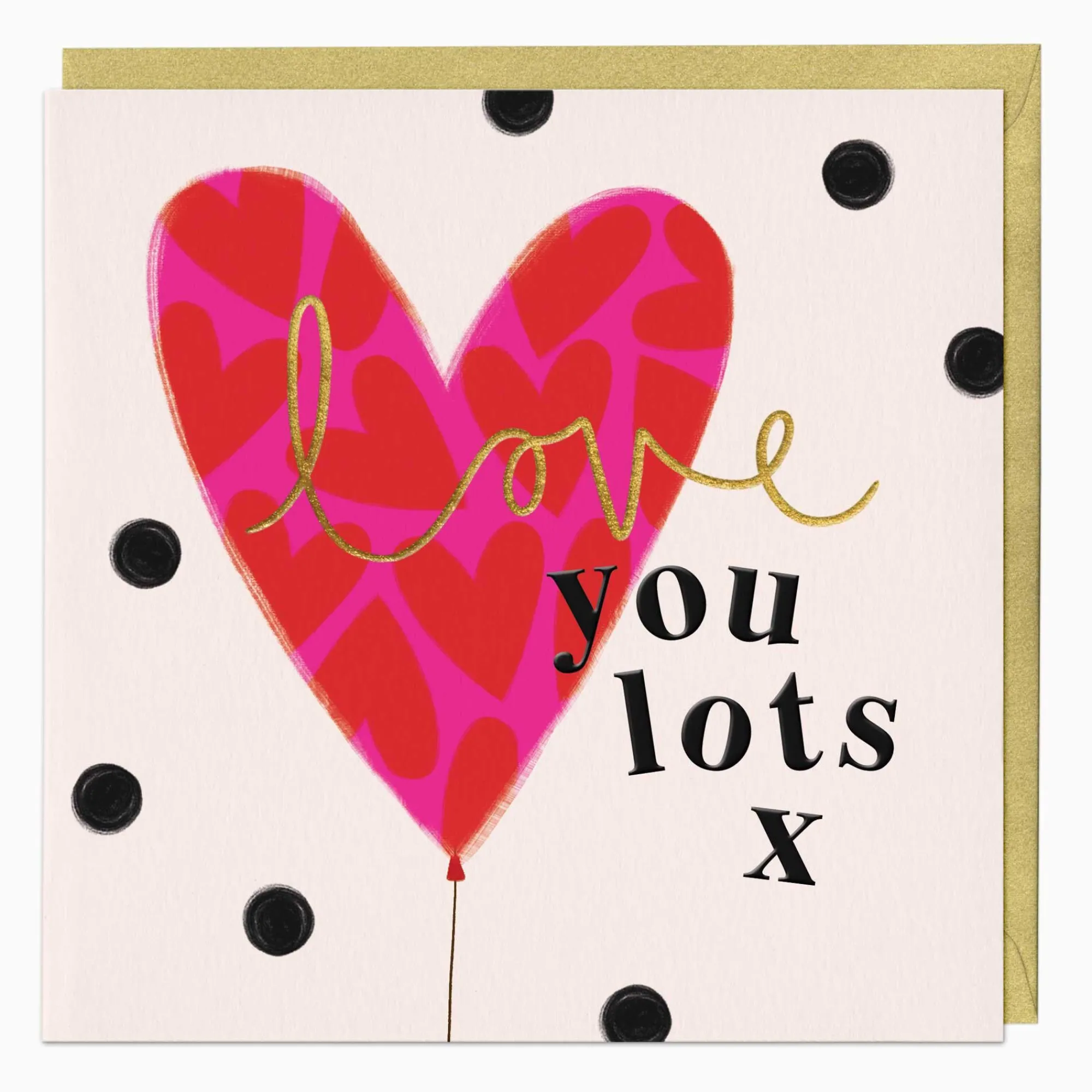 Valentine's Day|Mother's Day*Whistlefish Neon Hearts Love You Lots Card