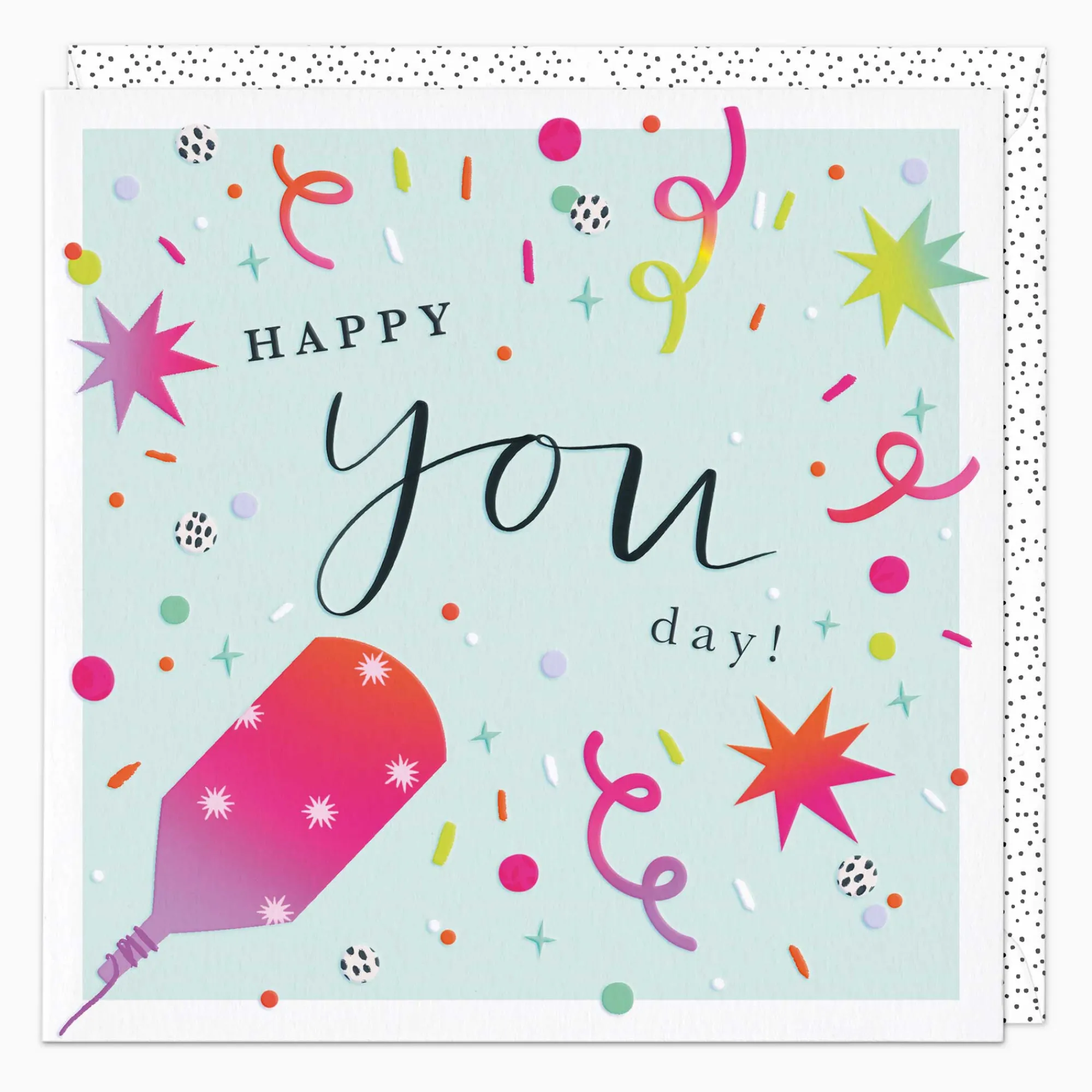 Birthday|For Children*Whistlefish Neon Party Poppers Birthday Card