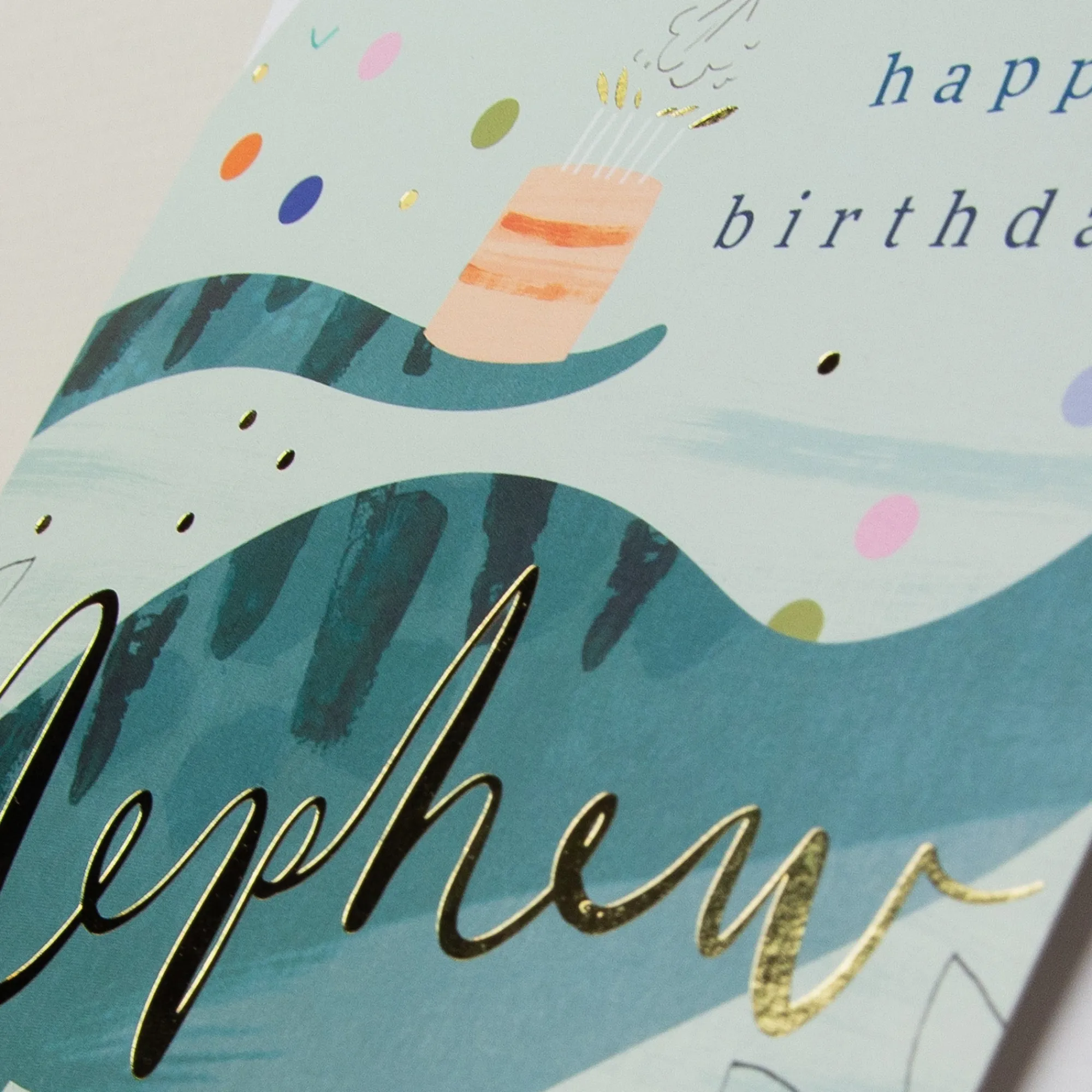 Birthday|For Relatives*Whistlefish Nephew Dinosaur Birthday Card