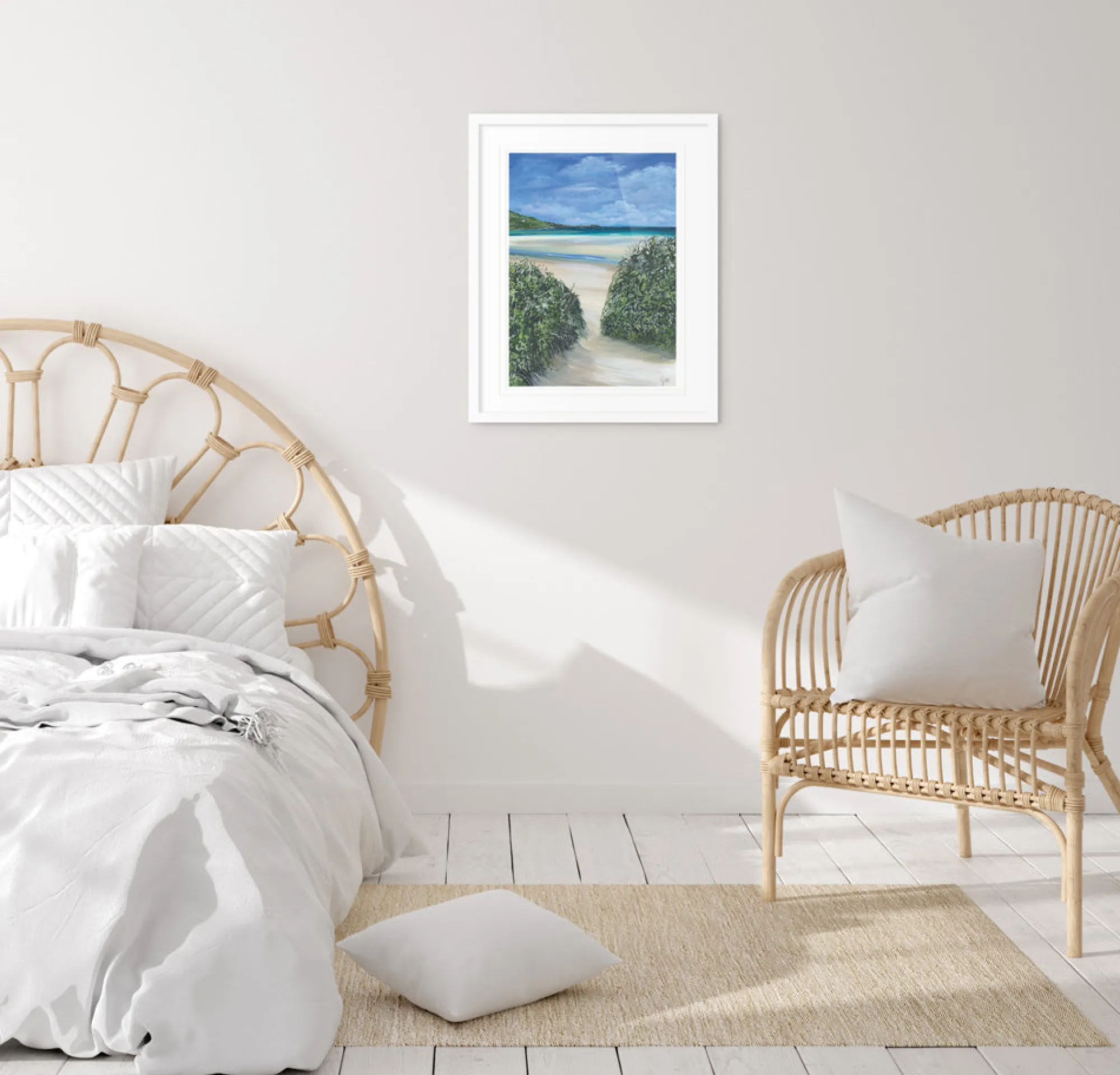 Unframed Prints*Whistlefish Newquay Med Art Print