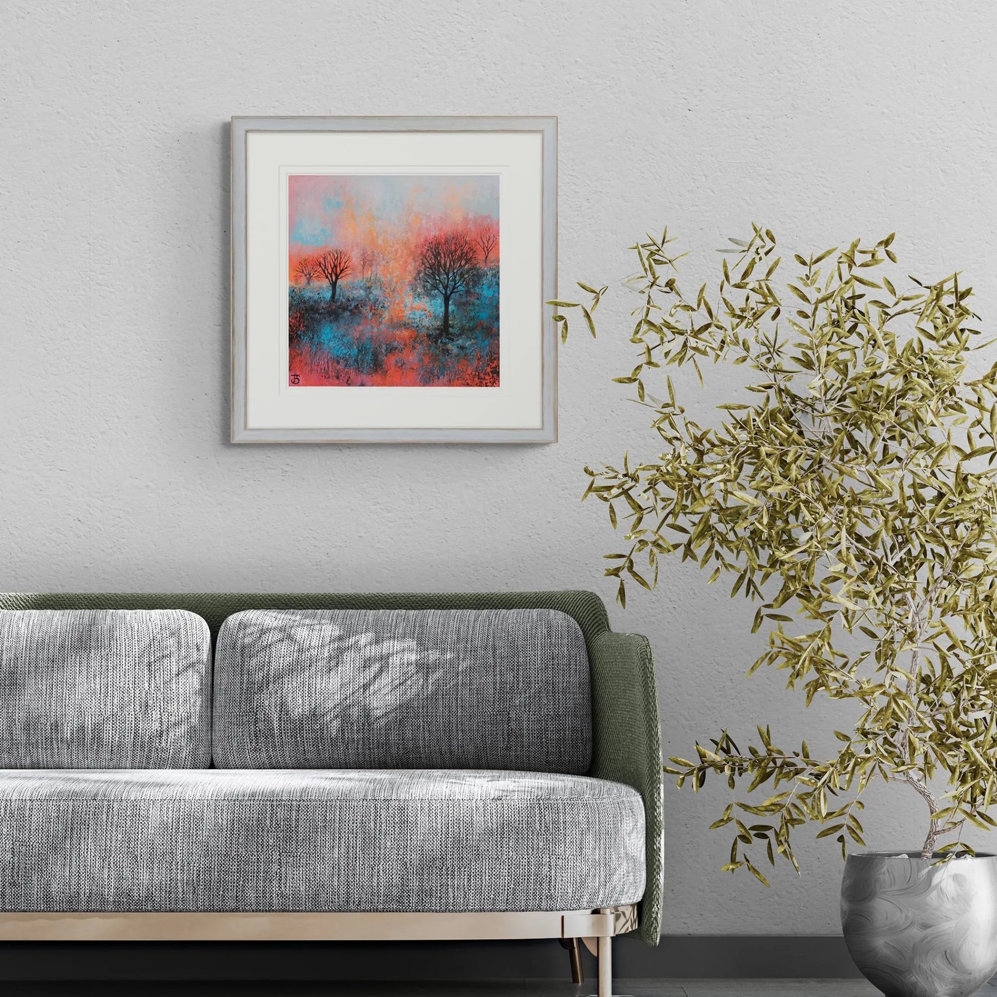 Framed Prints*Whistlefish No6 Of Rural Collection Med Framed Print