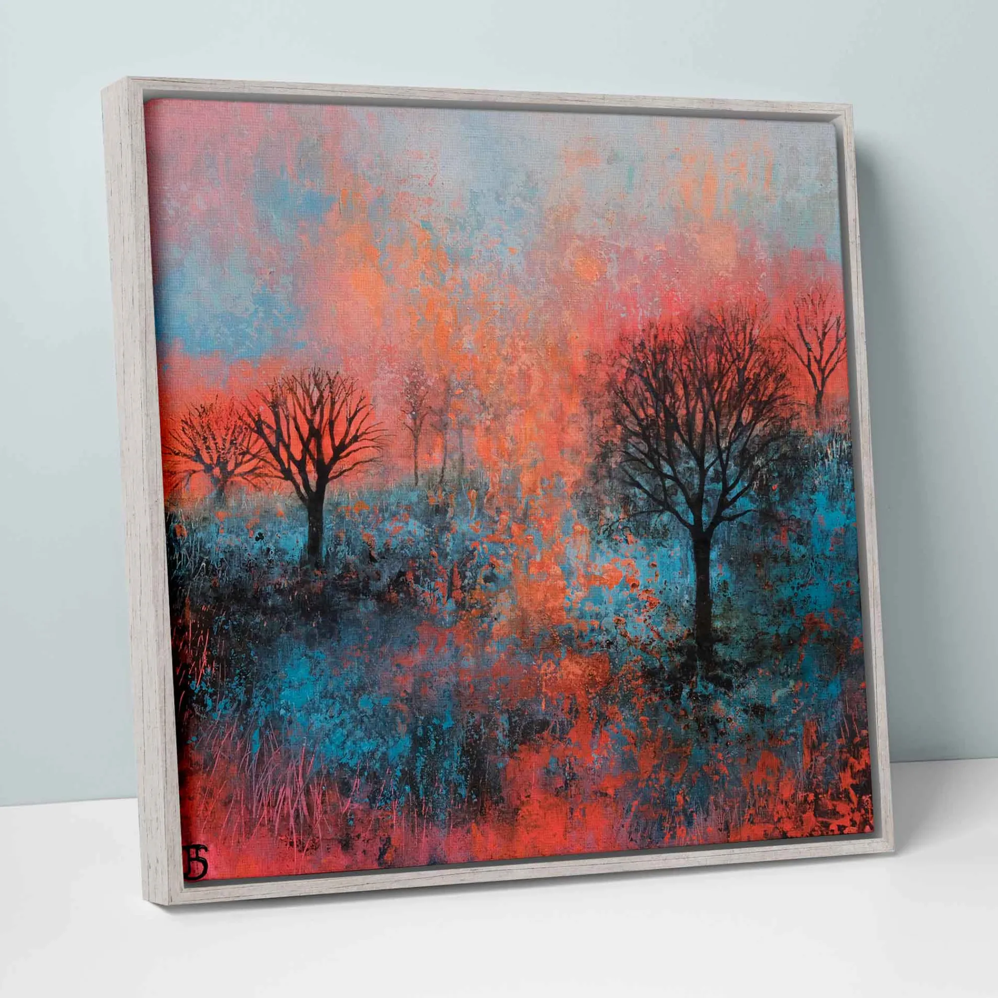 Framed Canvas*Whistlefish No6 Of Rural Collection Med Framed Canvas