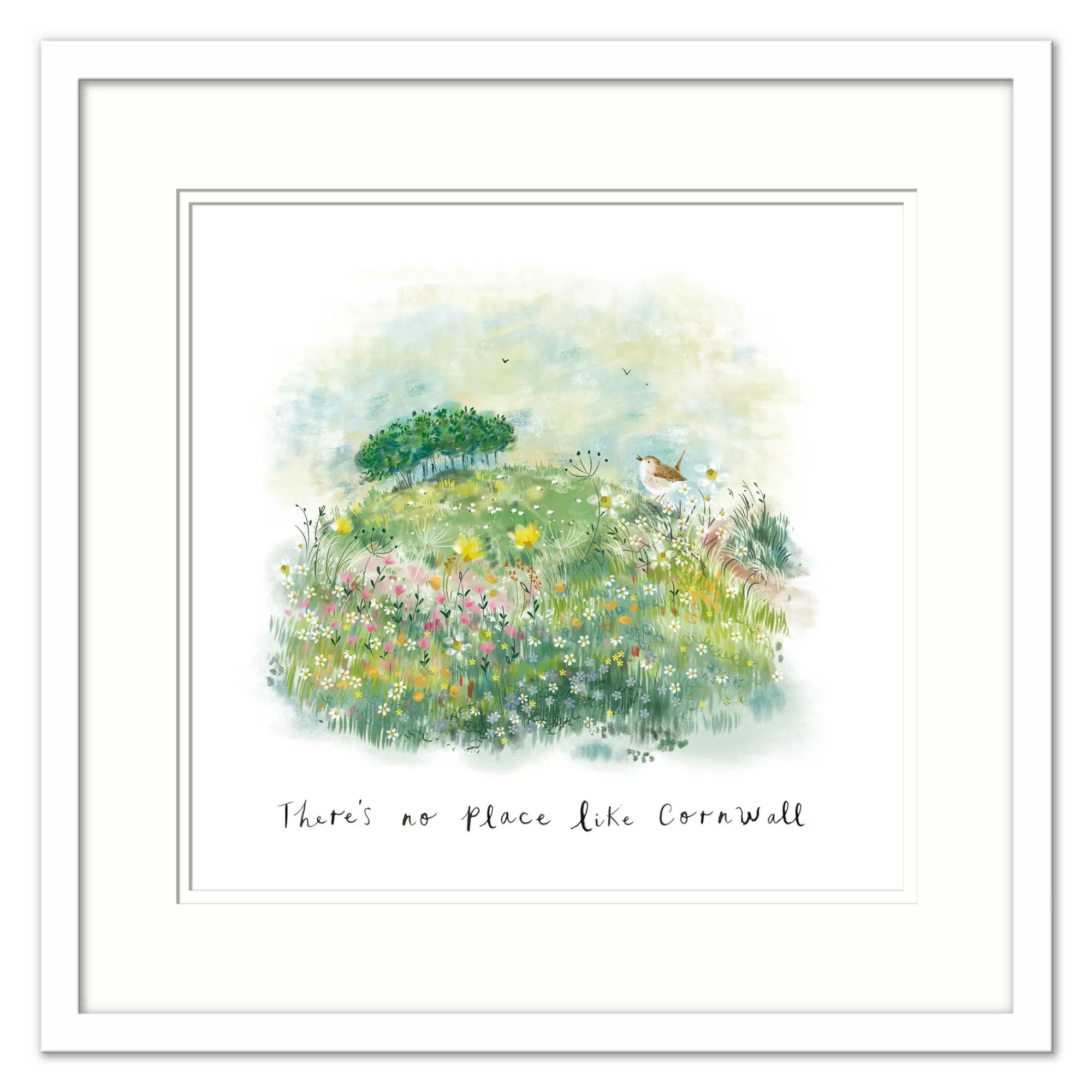 Devon|Cornwall*Whistlefish No Place Like Cornwall Small Framed Print