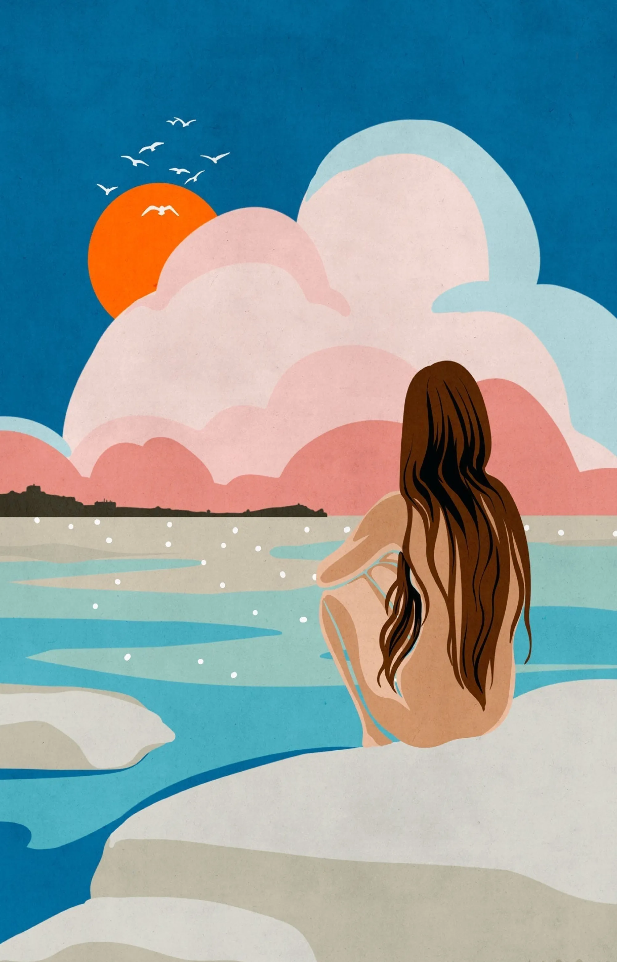 Unframed Prints*Whistlefish Ocean Child Large Art Print