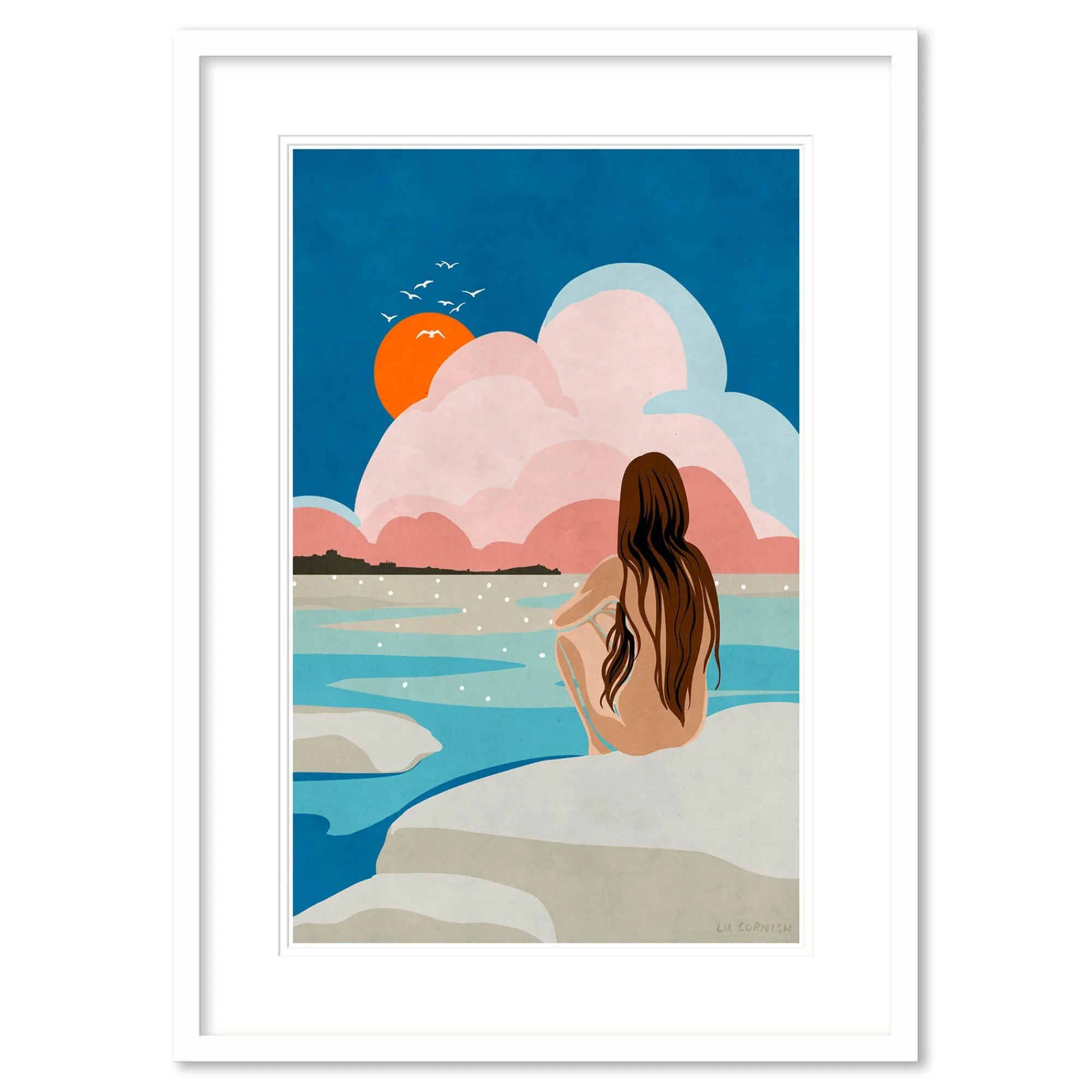 Coastal Scenes|Framed Prints*Whistlefish Ocean Child Large Framed Print