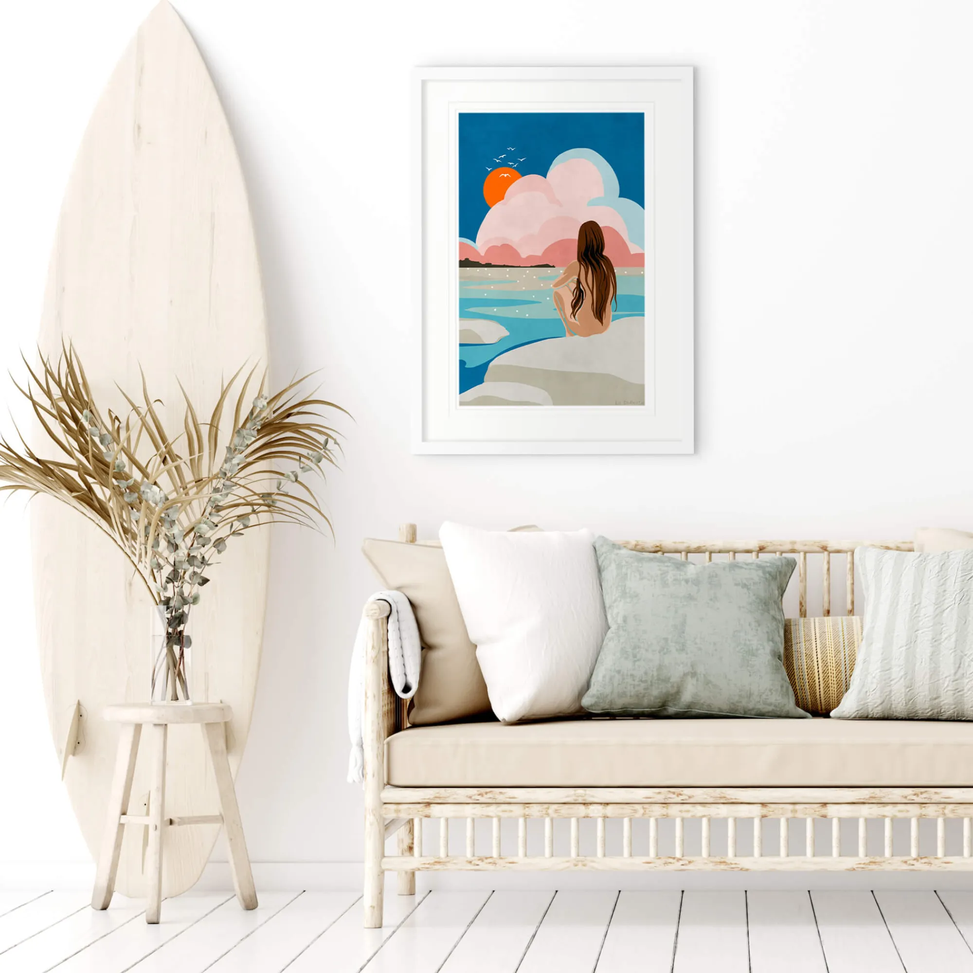 Coastal Scenes|Framed Prints*Whistlefish Ocean Child Large Framed Print