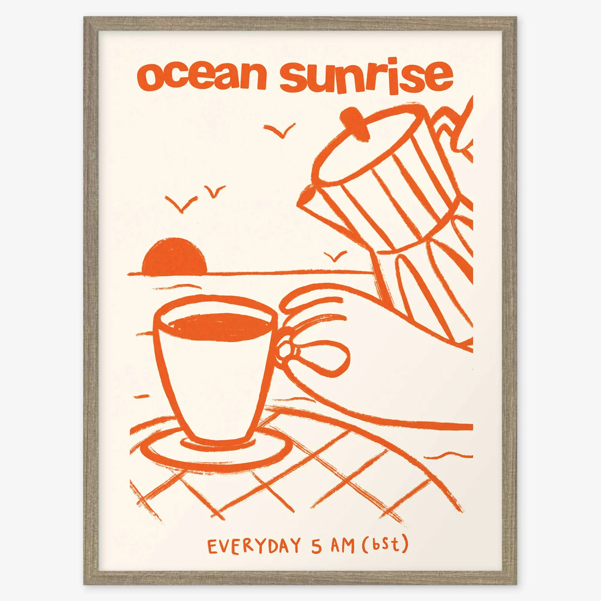 Framed Prints*Whistlefish Ocean Sunrise Small Framed Print