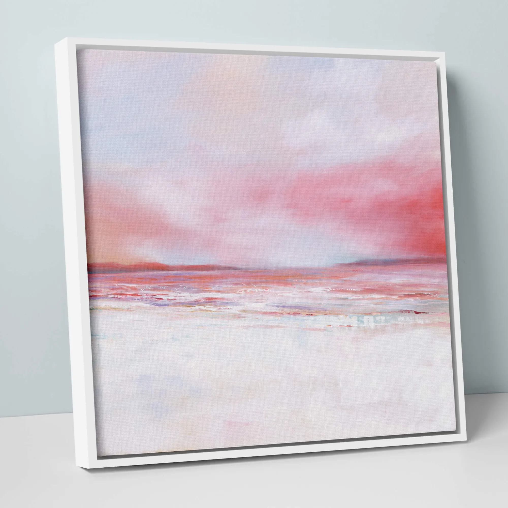 Coastal Scenes|Framed Canvas*Whistlefish Oceanfront Haze Large Framed Canvas