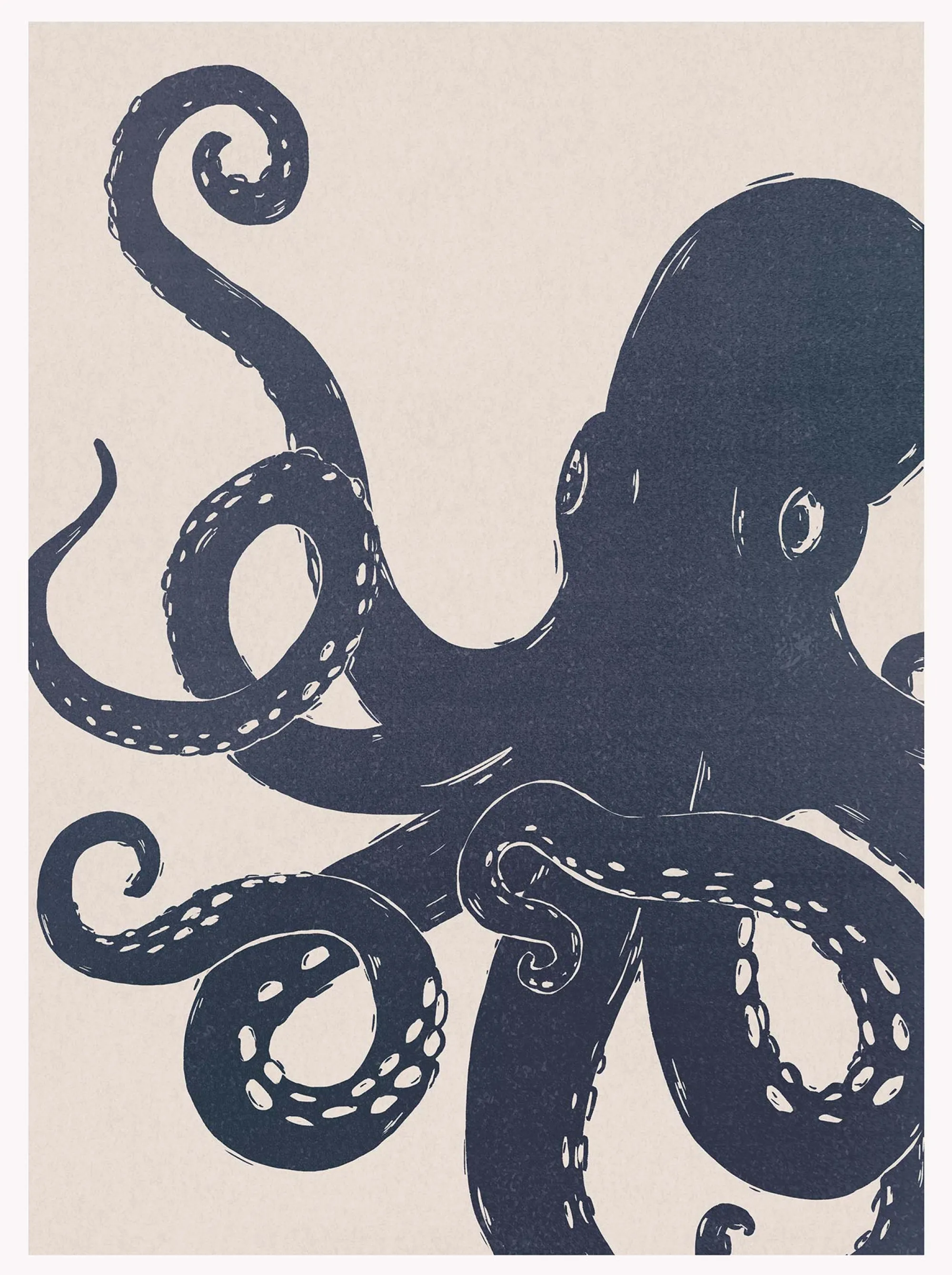 Animal|Framed Prints*Whistlefish Octopus Large Framed Print