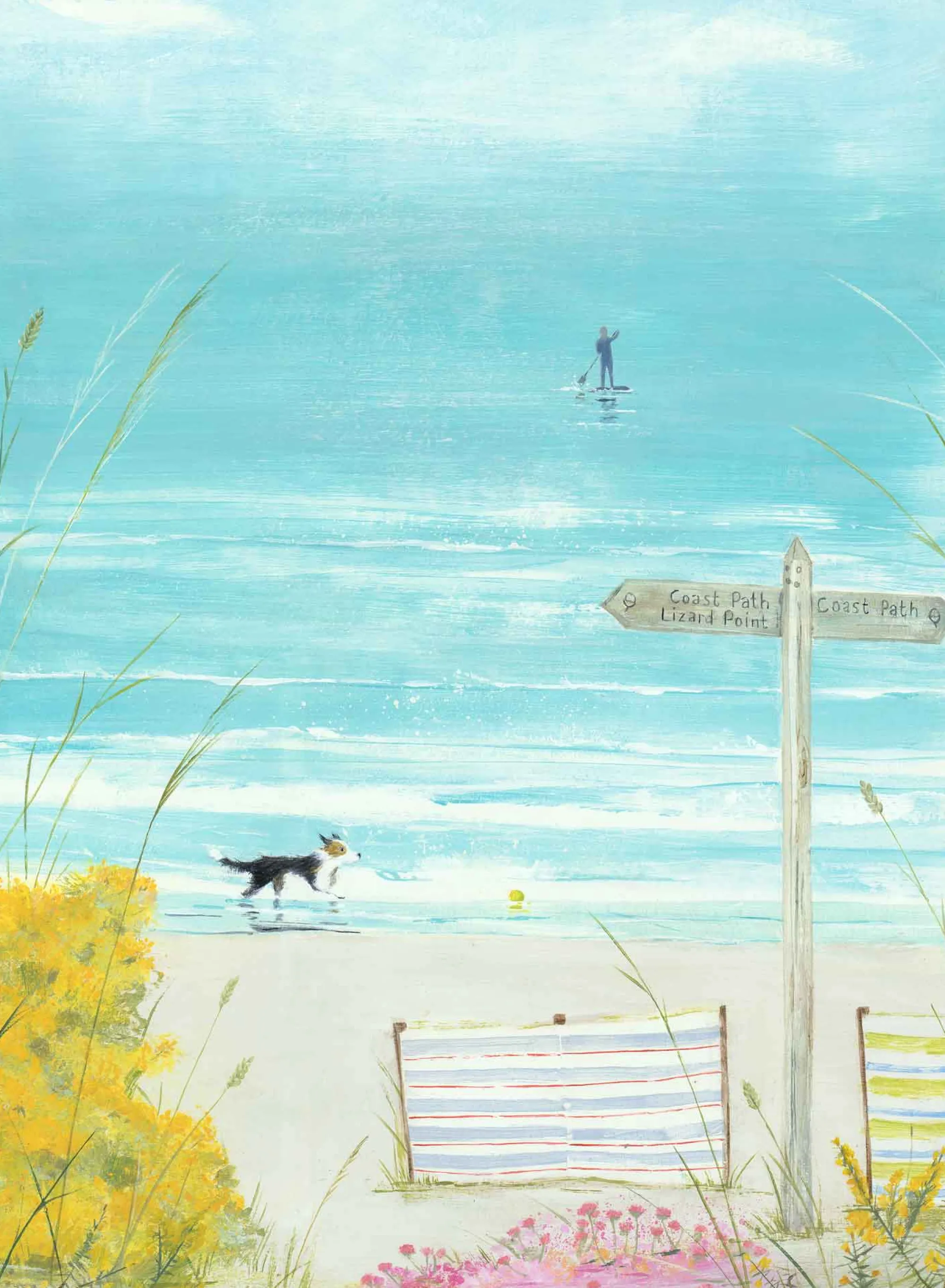 Unframed Prints*Whistlefish On The Beach Art Print
