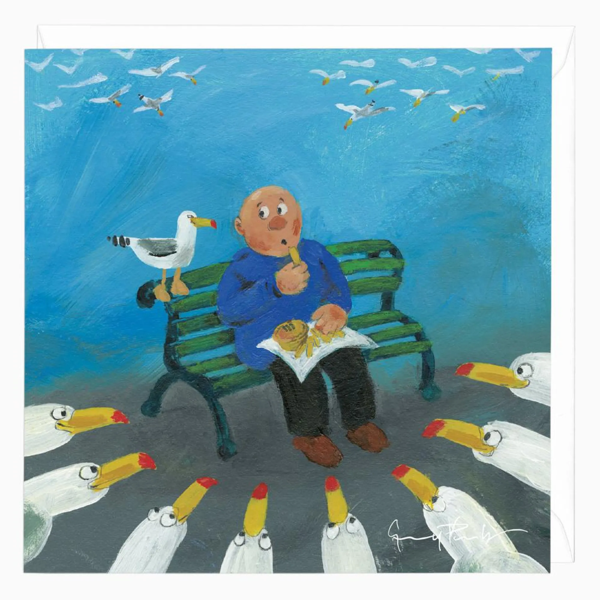 Father's Day*Whistlefish Opportunists Humorous Art Card