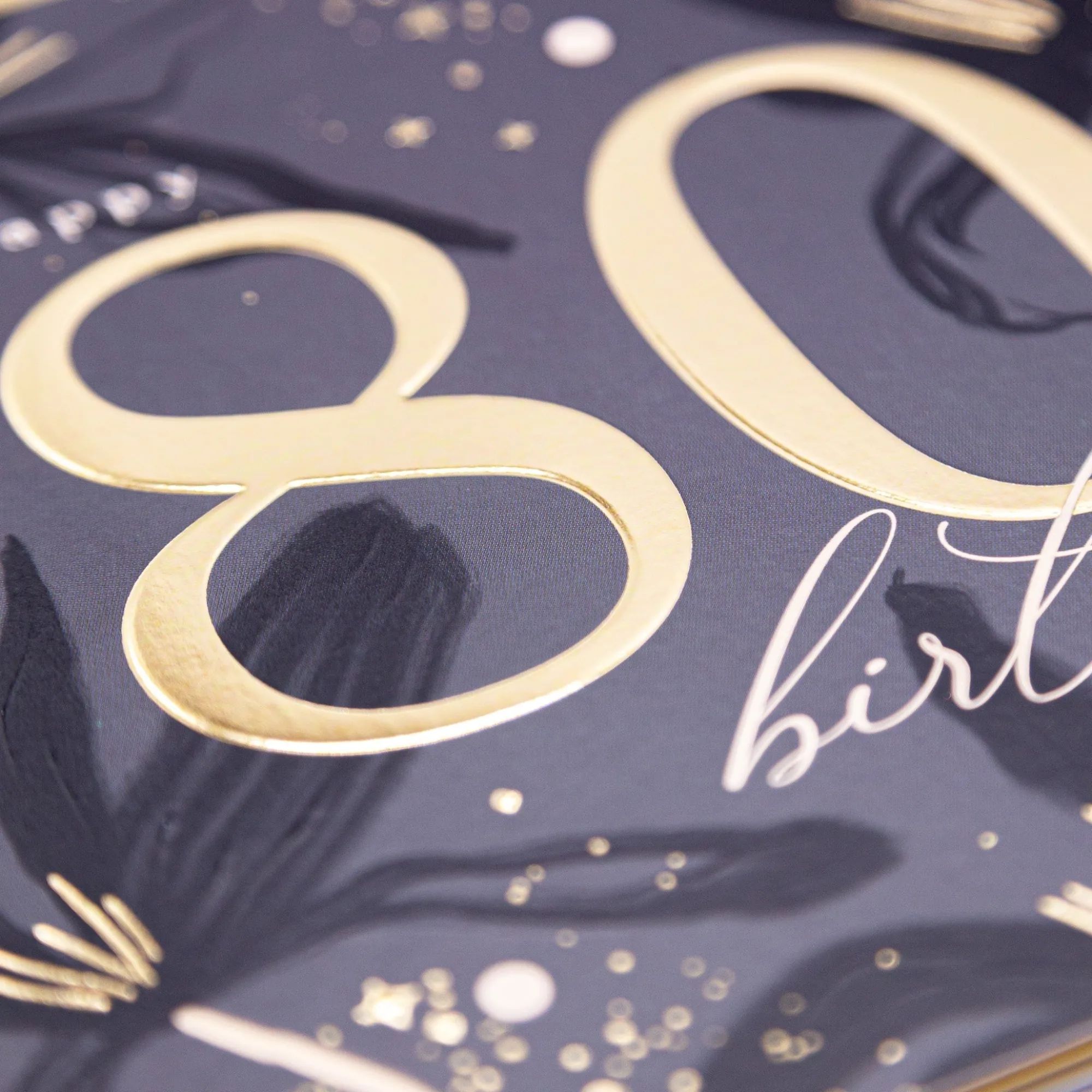 Birthday|Birthday*Whistlefish Opulence 80th Birthday Luxury Card