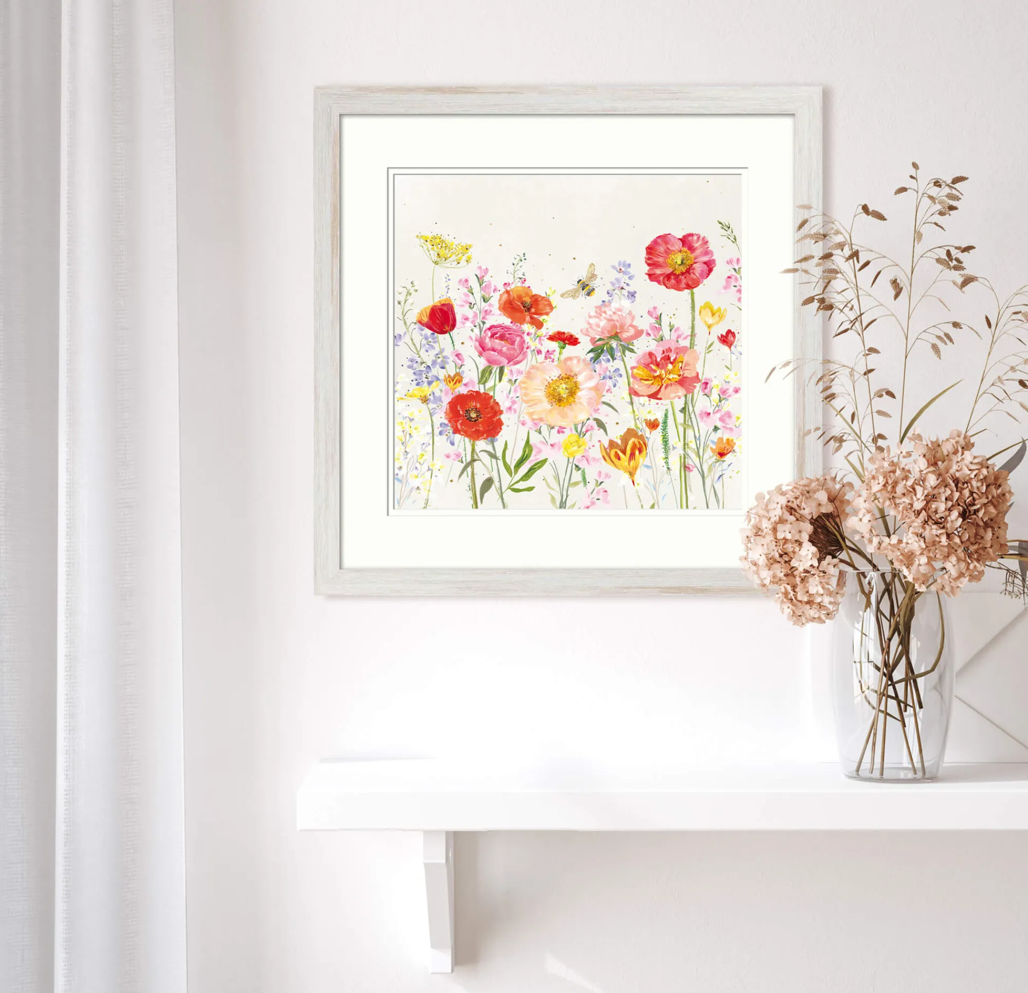 Floral & Flowers|Framed Prints*Whistlefish Orange Bouquet Small Framed Print