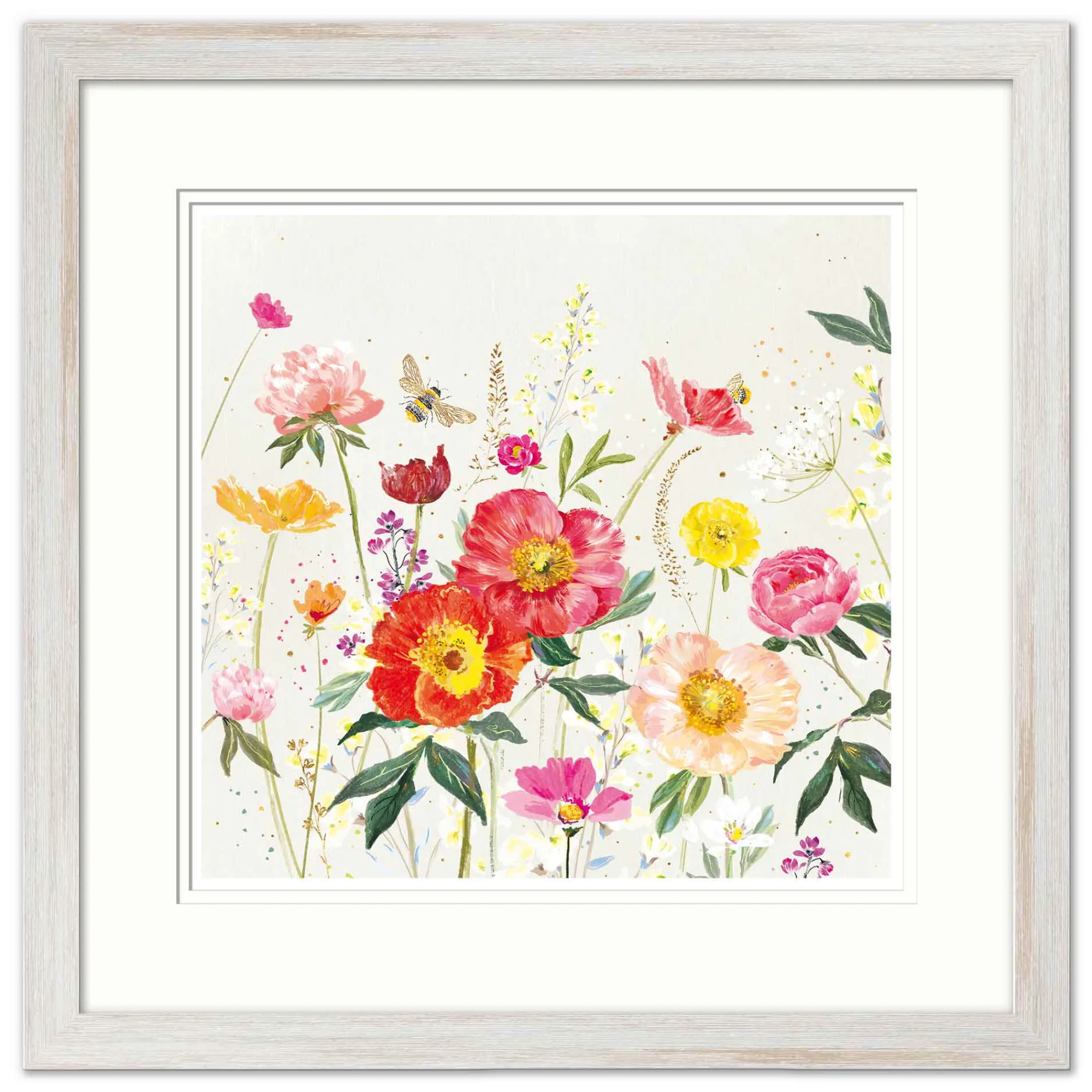 Floral & Flowers|Framed Prints*Whistlefish Orange Poppies Small Framed Print