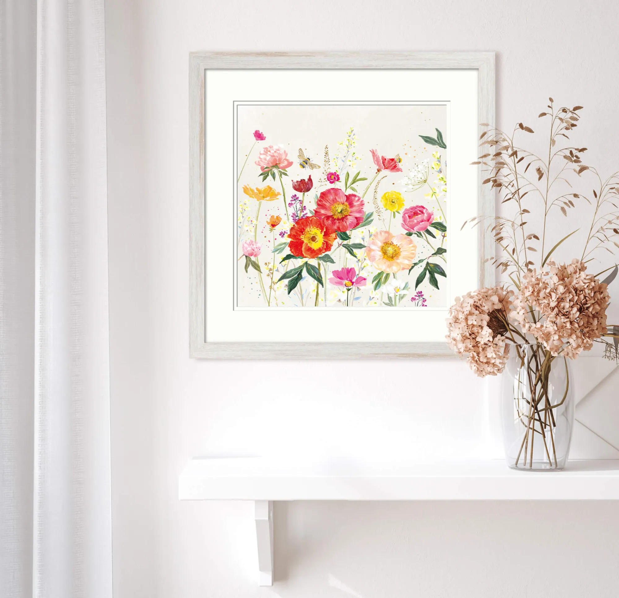 Floral & Flowers|Framed Prints*Whistlefish Orange Poppies Small Framed Print