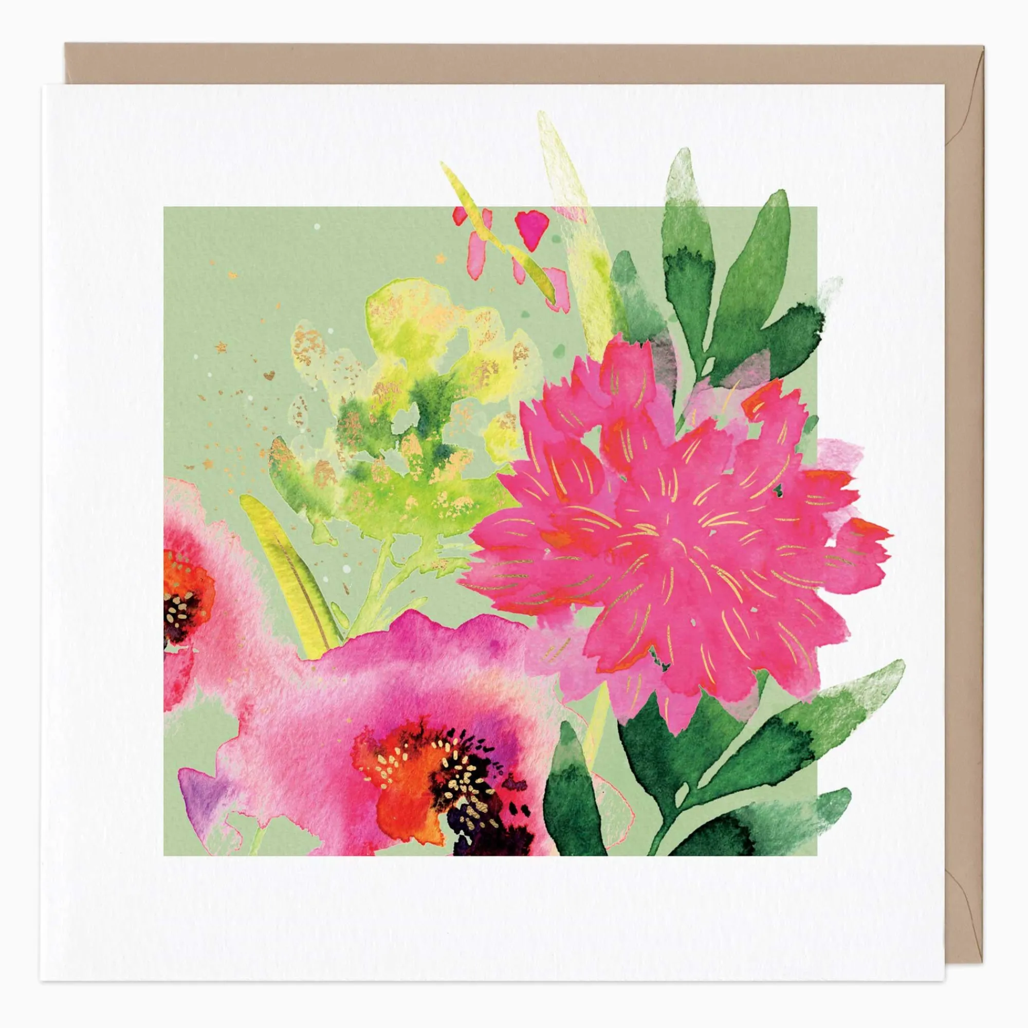 Valentine's Day|Mother's Day*Whistlefish Orange Poppy Art Card