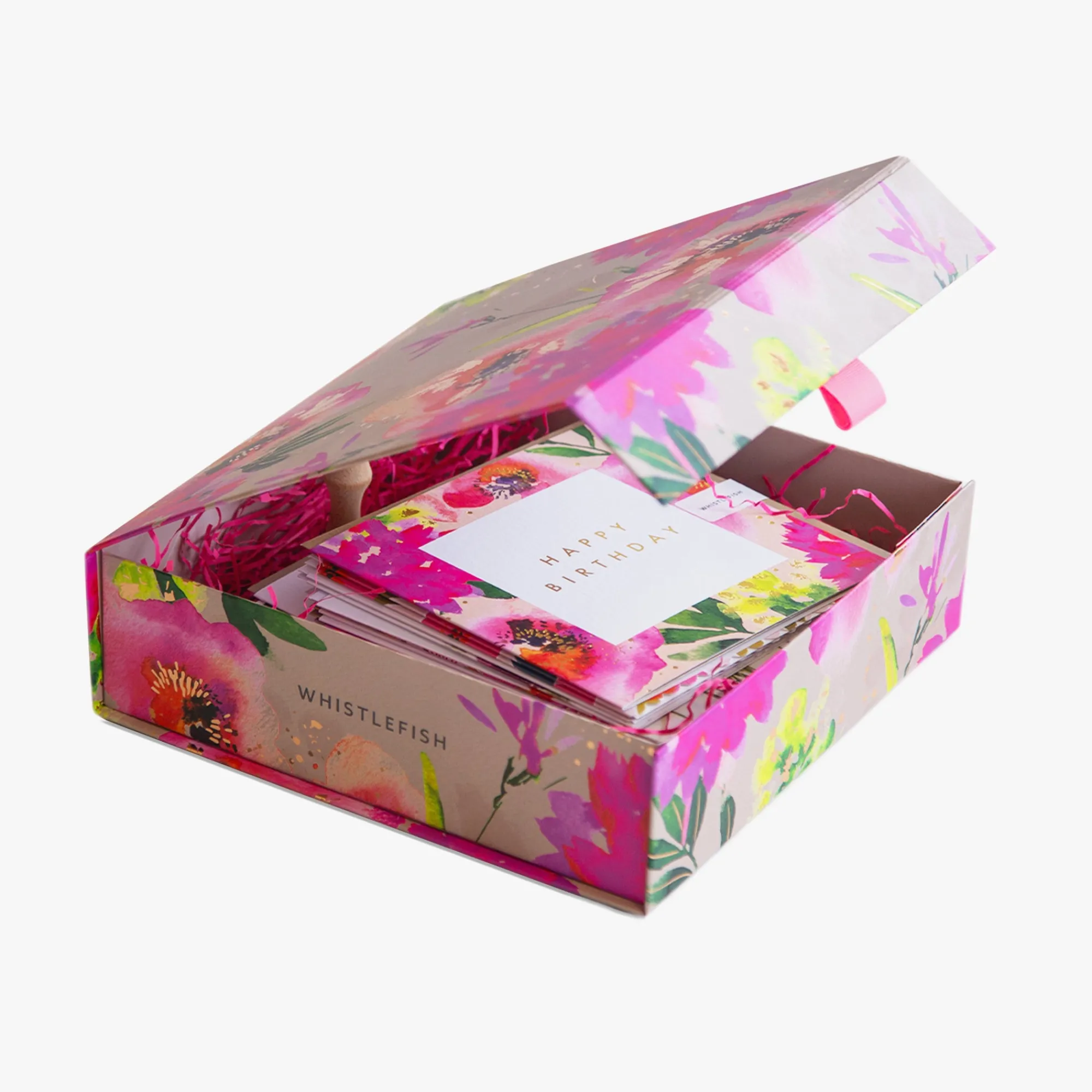 Floral Gifts|Card Gift Boxes*Whistlefish Orange Poppy Card Gift Box