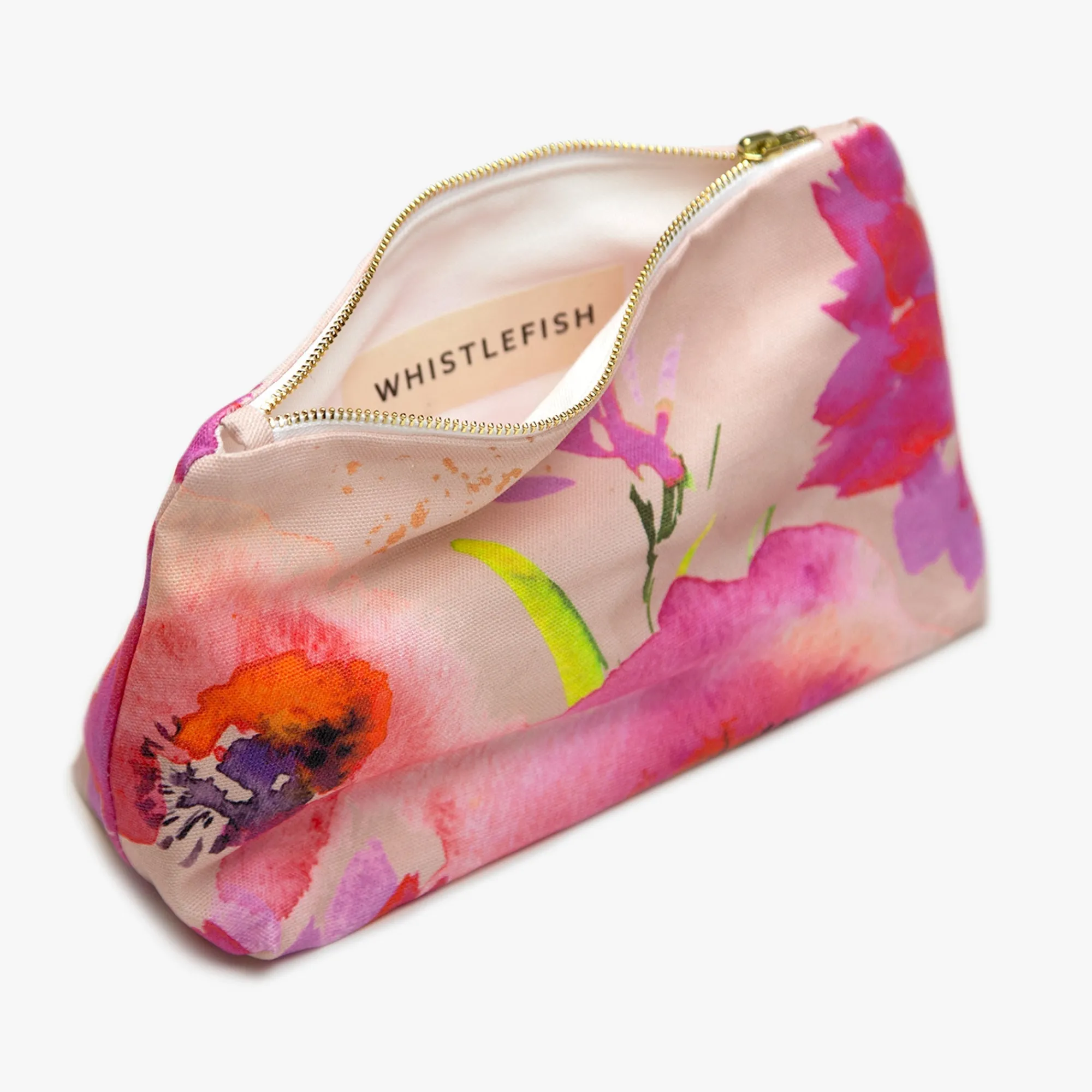 Under £20|Floral Gifts*Whistlefish Orange Poppy Cosmetic Bag