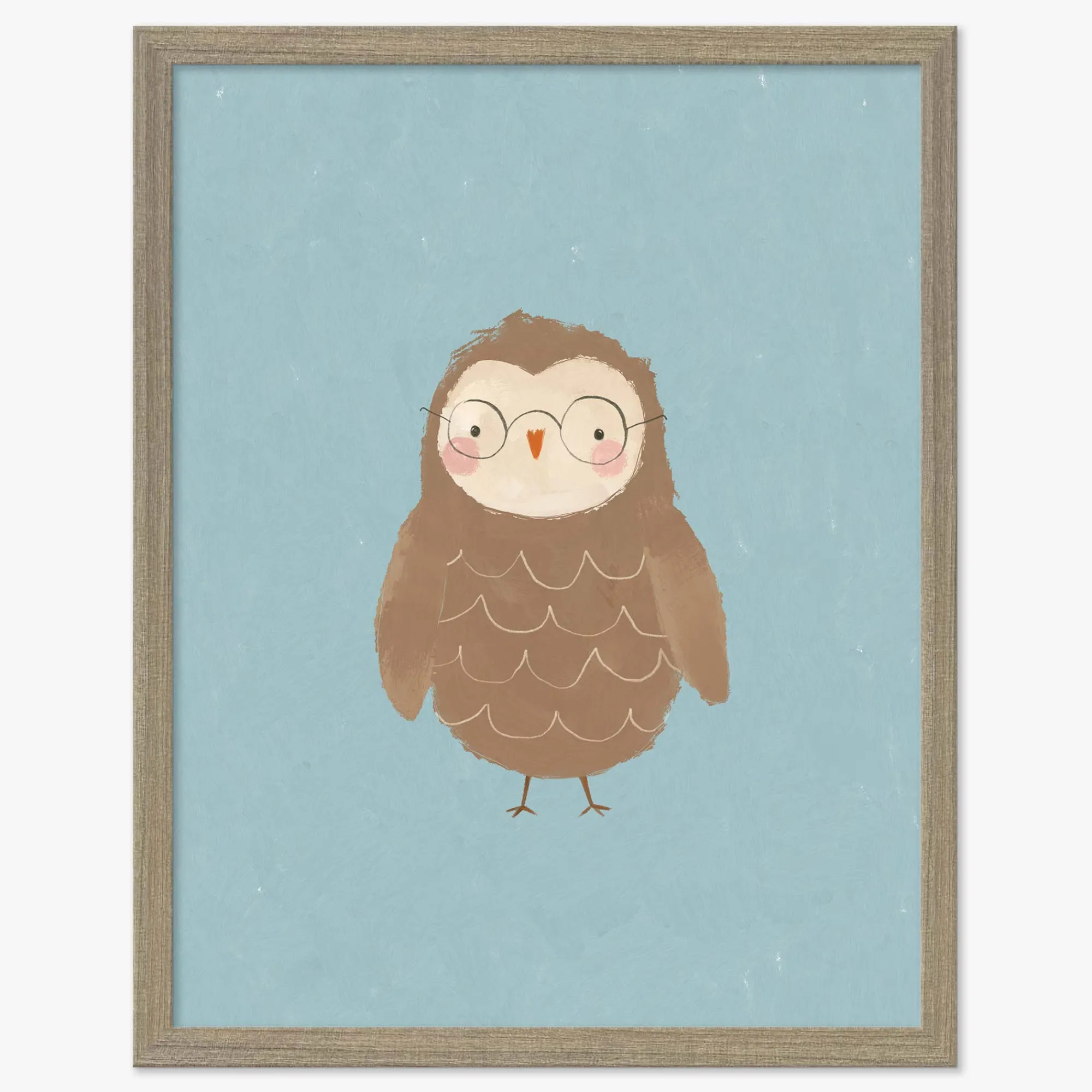Animal|Framed Prints*Whistlefish Owl Medium Framed Print