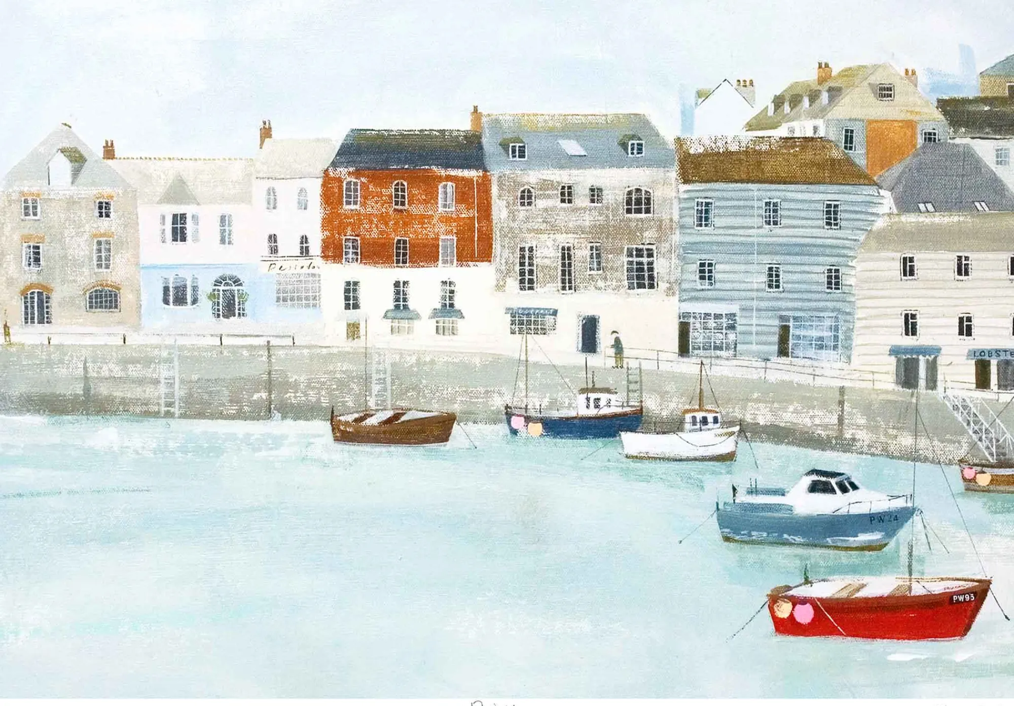 Unframed Prints*Whistlefish Padstow Art Print