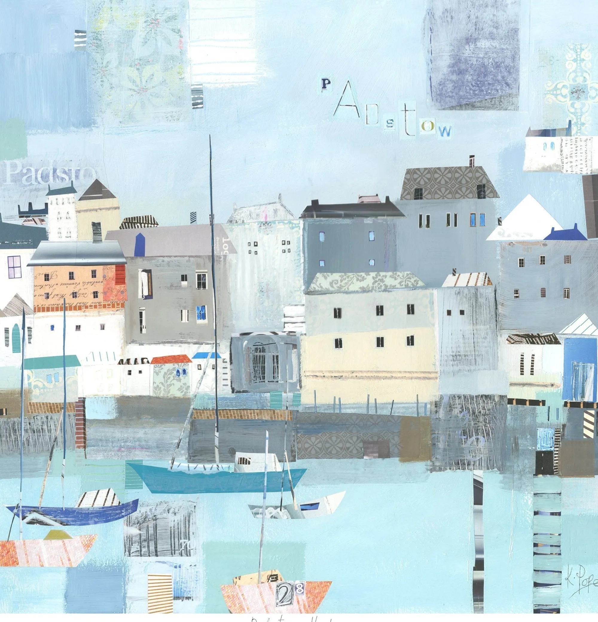 Unframed Prints*Whistlefish Padstow Art Print
