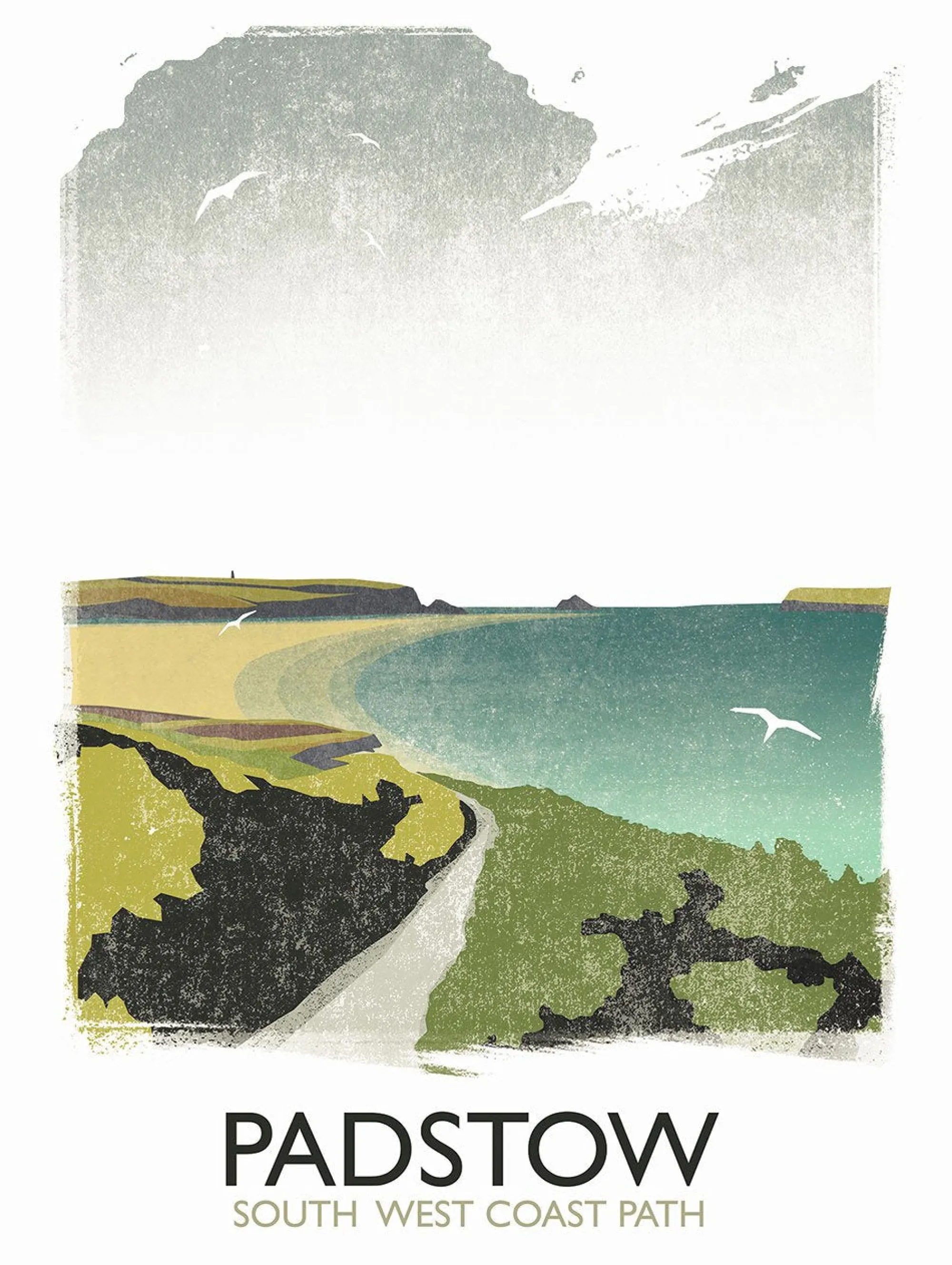 Unframed Prints*Whistlefish Padstow Art Print