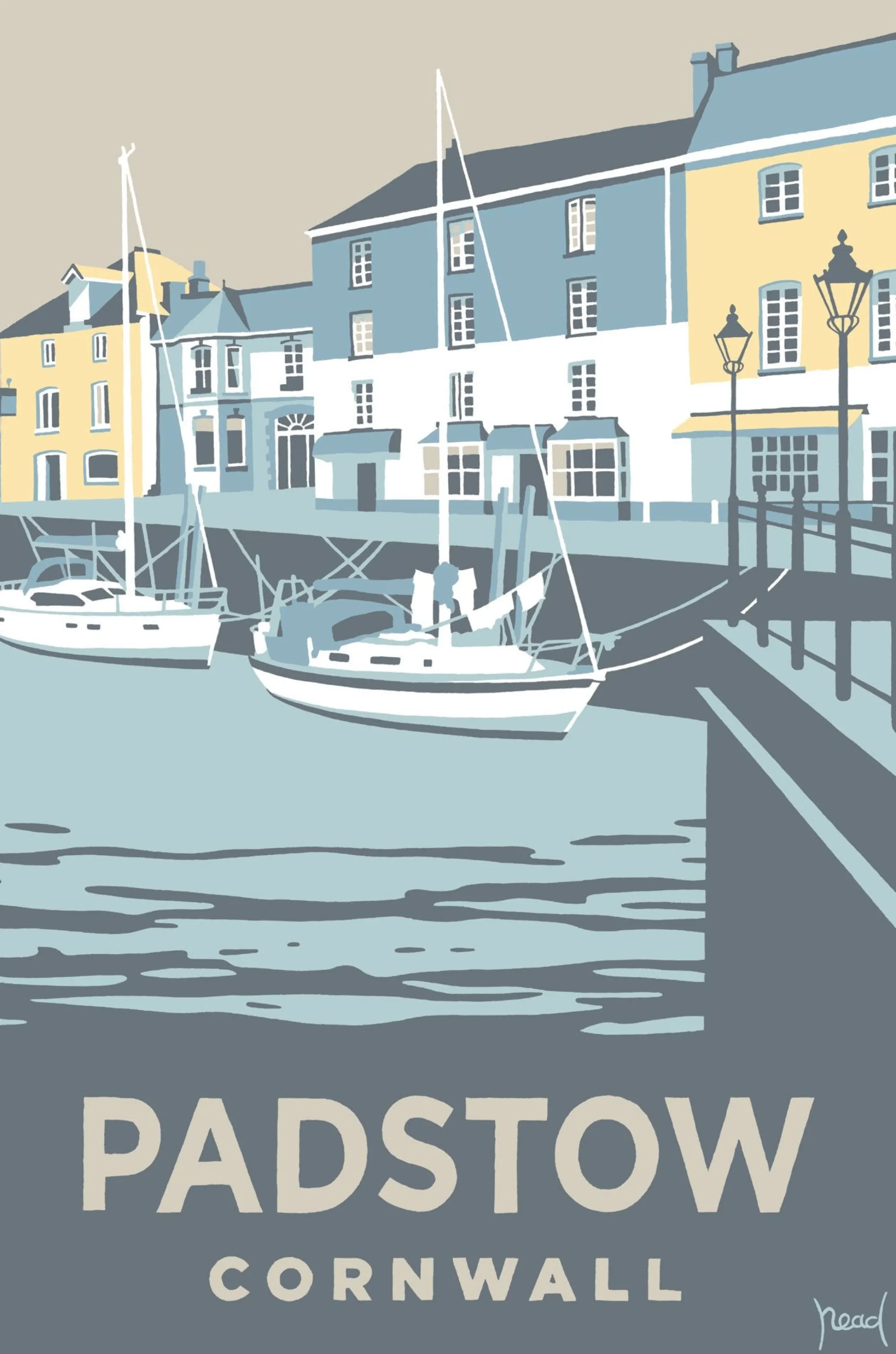 Unframed Prints*Whistlefish Padstow Dynamic Harbour Art Print