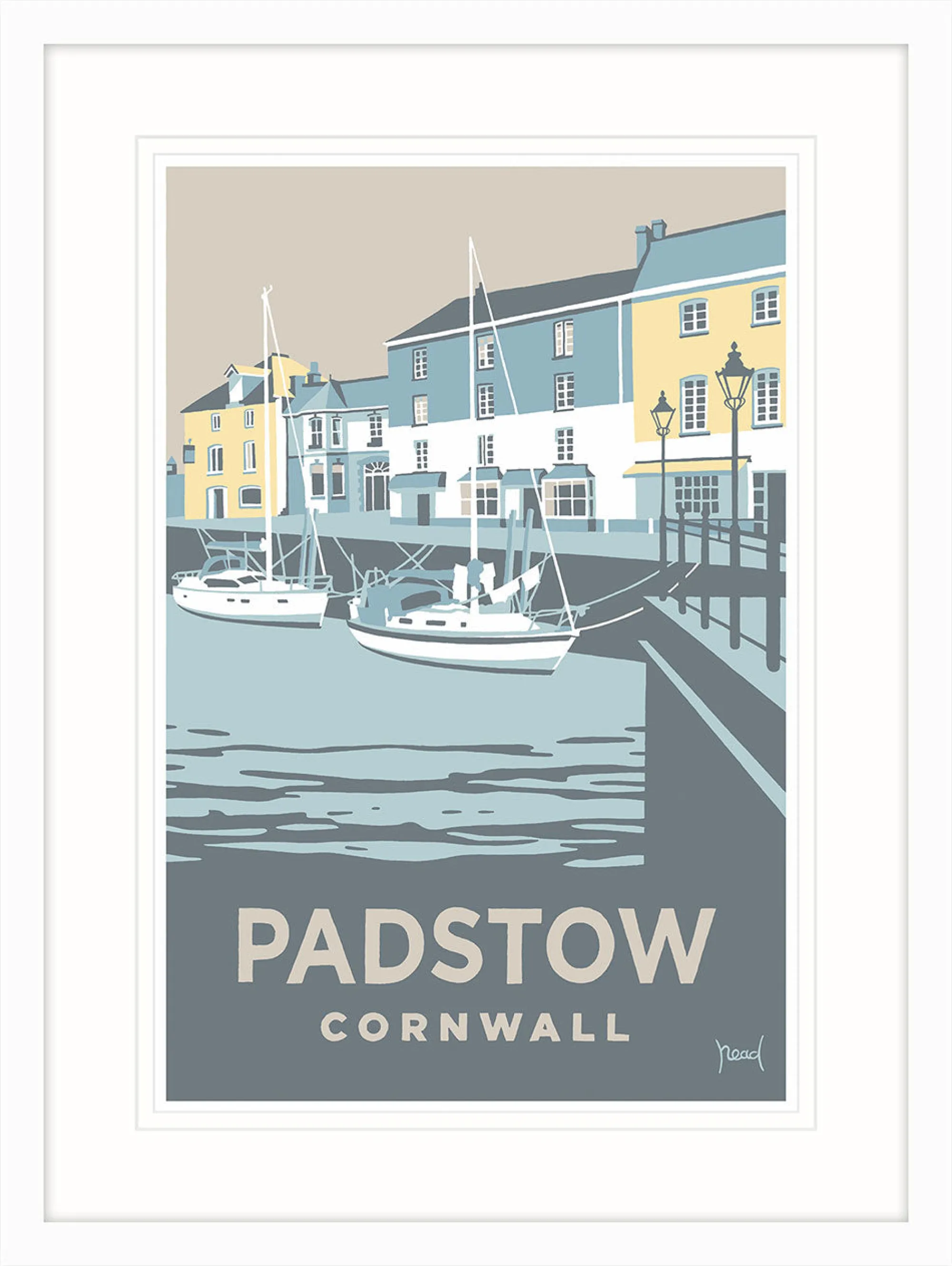 Padstow|Travel*Whistlefish Padstow Dynamic Harbour Framed Print
