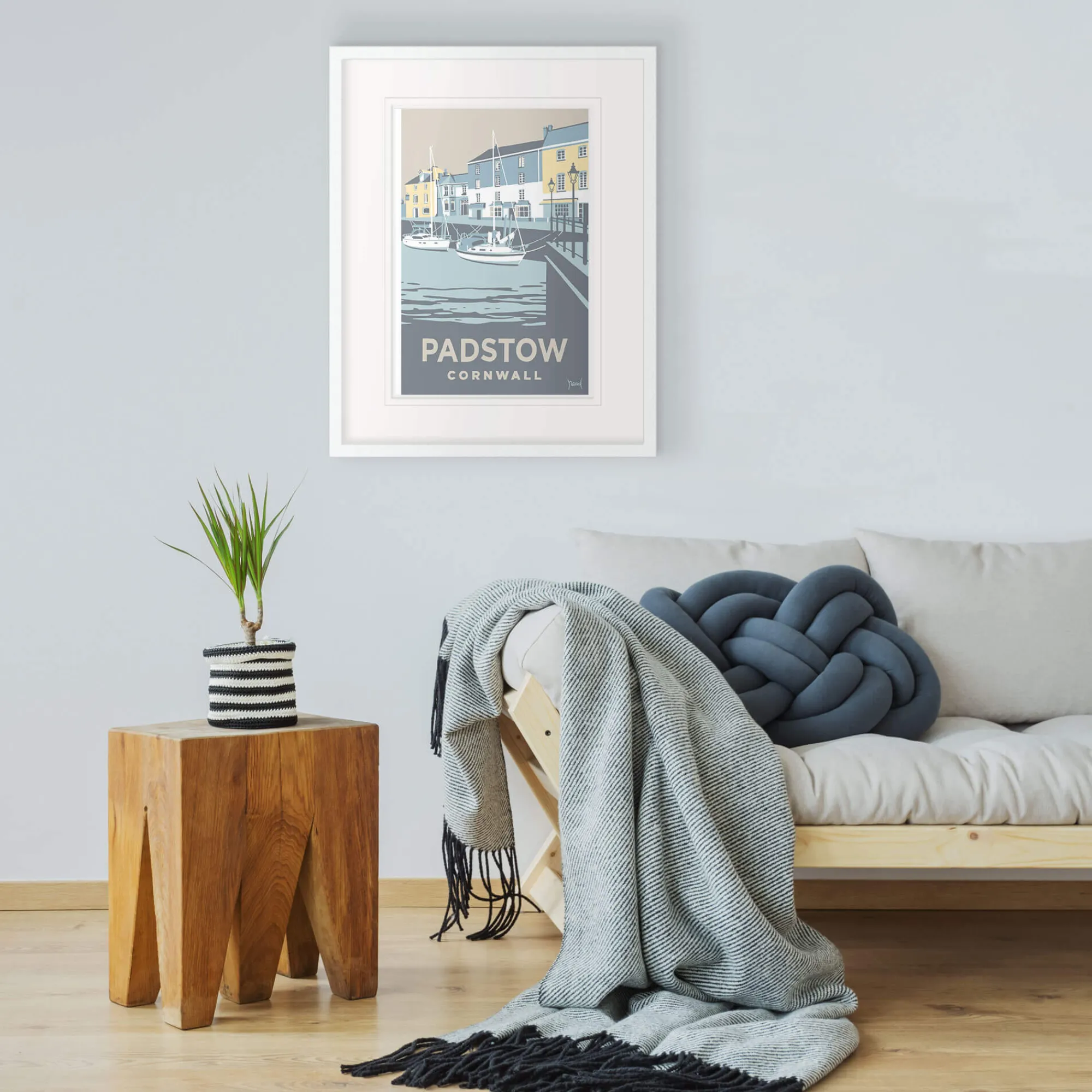Padstow|Travel*Whistlefish Padstow Dynamic Harbour Framed Print
