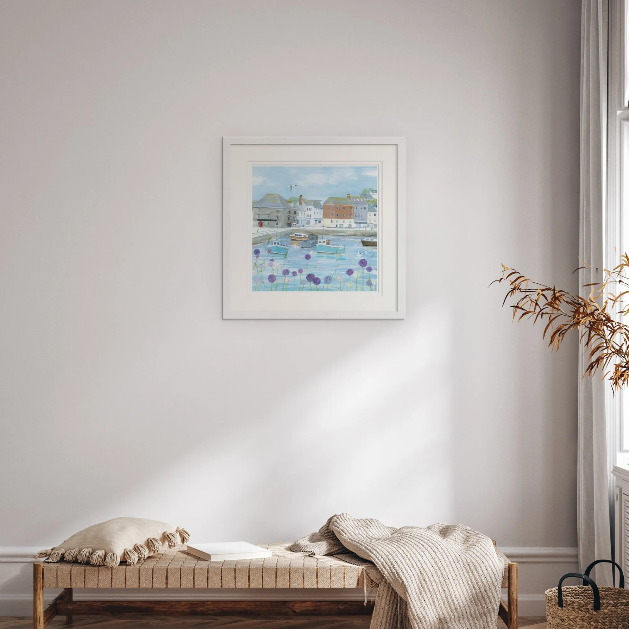 Padstow|Floral & Flowers*Whistlefish Padstow Flowers Framed Print
