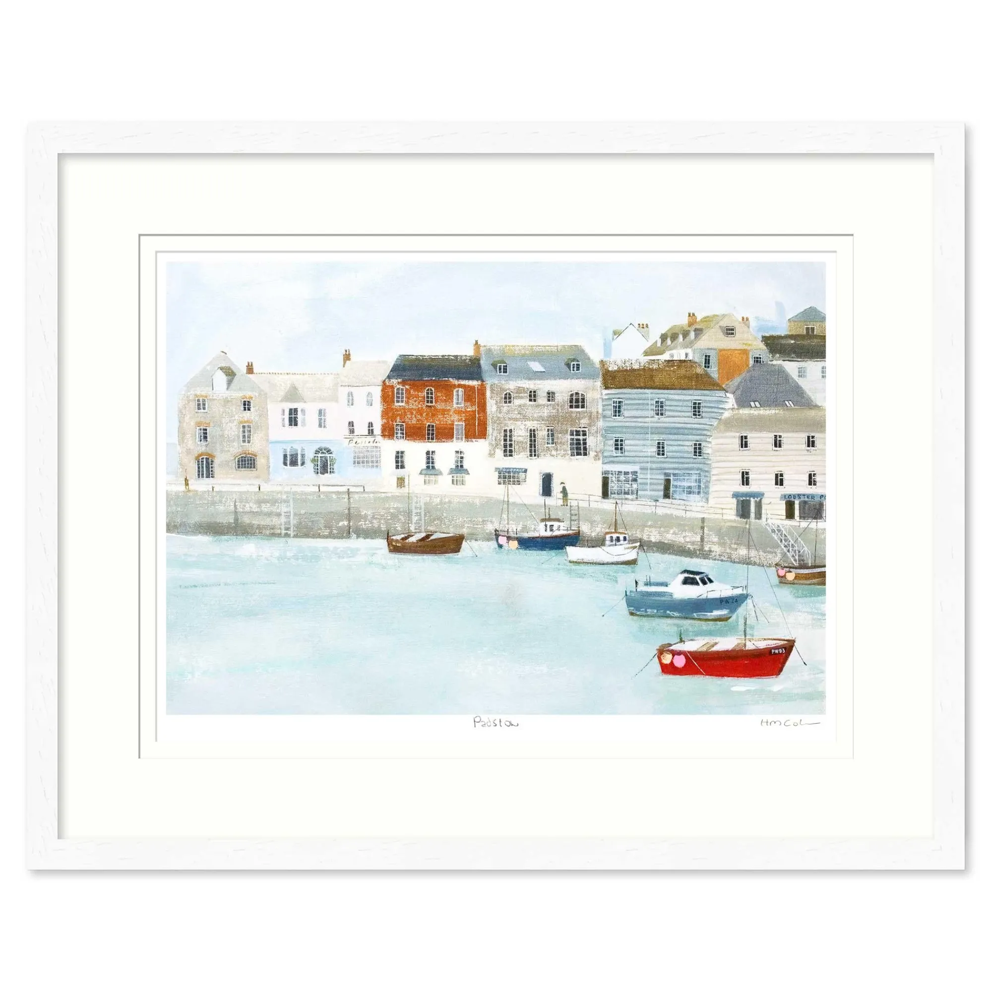 Padstow|Coastal Scenes*Whistlefish Padstow Framed Print