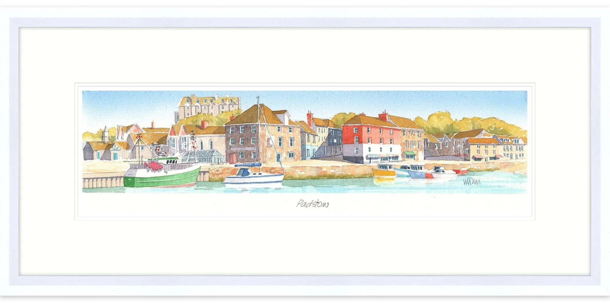 Padstow|Cornwall*Whistlefish Padstow Framed Print