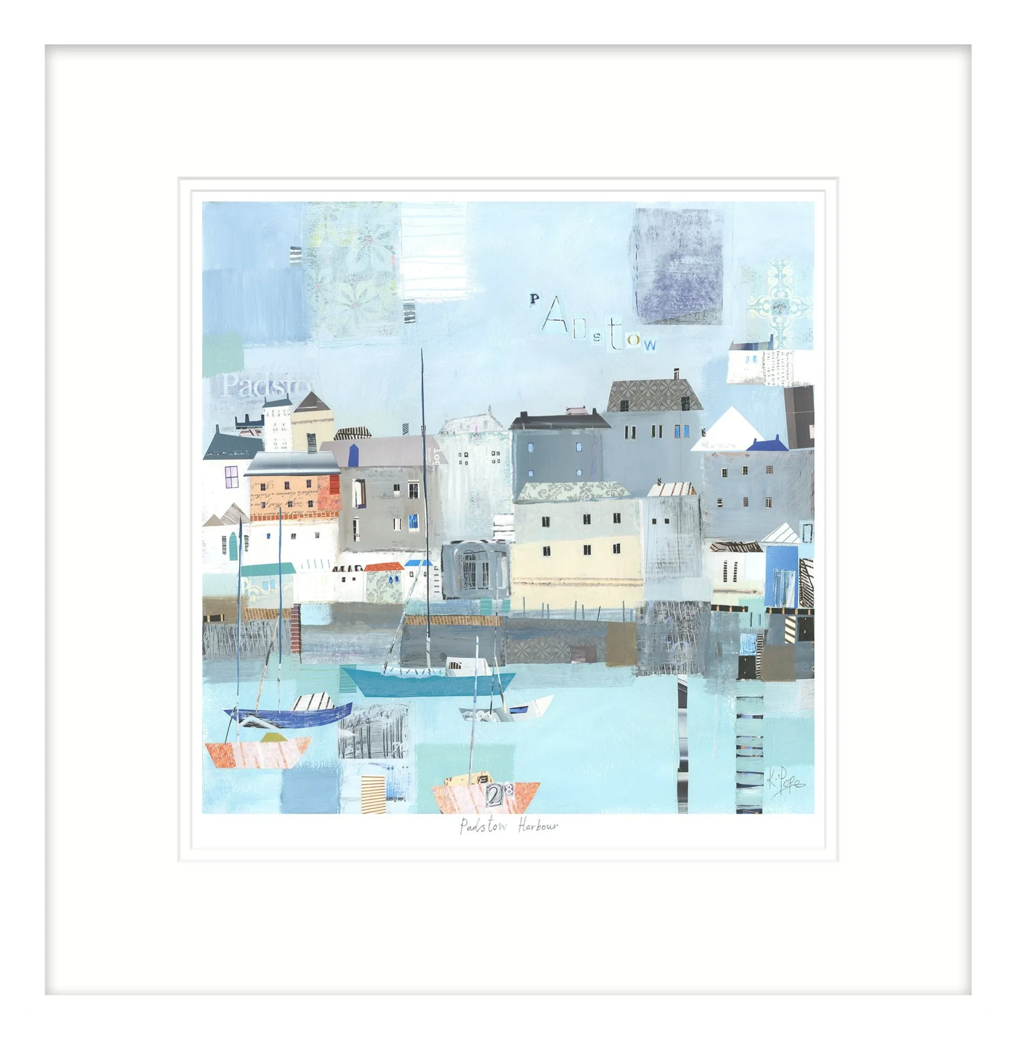 Padstow|Cornwall*Whistlefish Padstow Framed Print