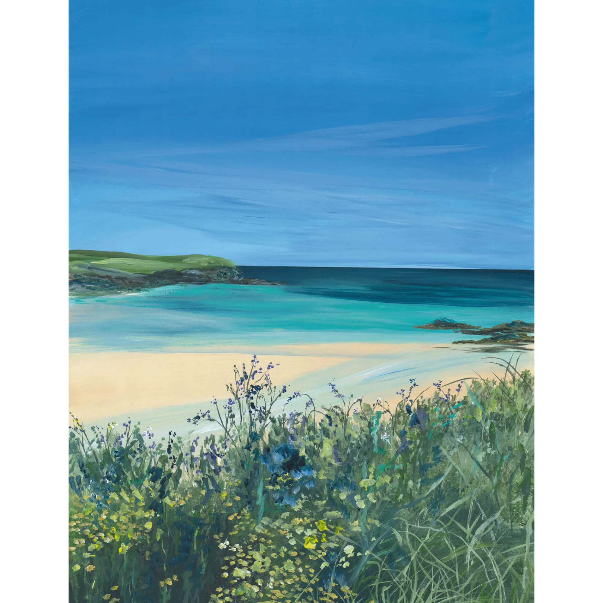 Unframed Prints*Whistlefish Padstow Harbour Cove Art Print