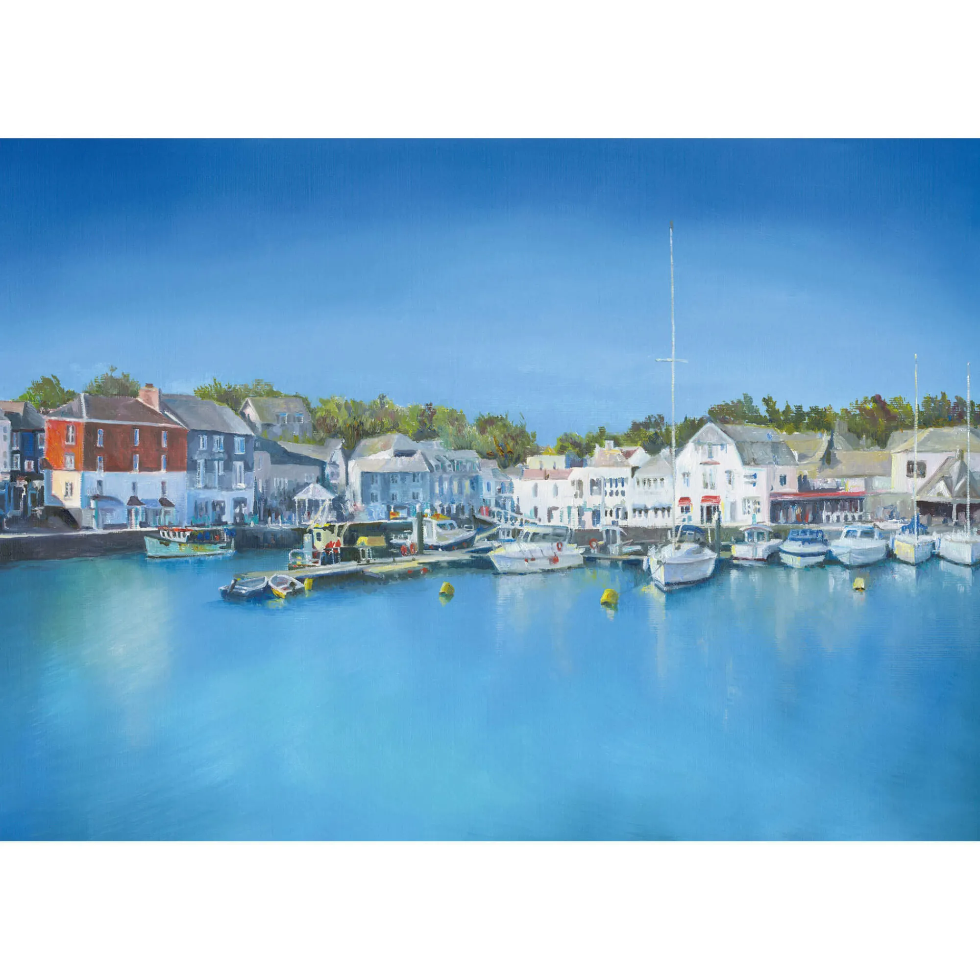 Unframed Prints*Whistlefish Padstow Inner Harbour Art Print