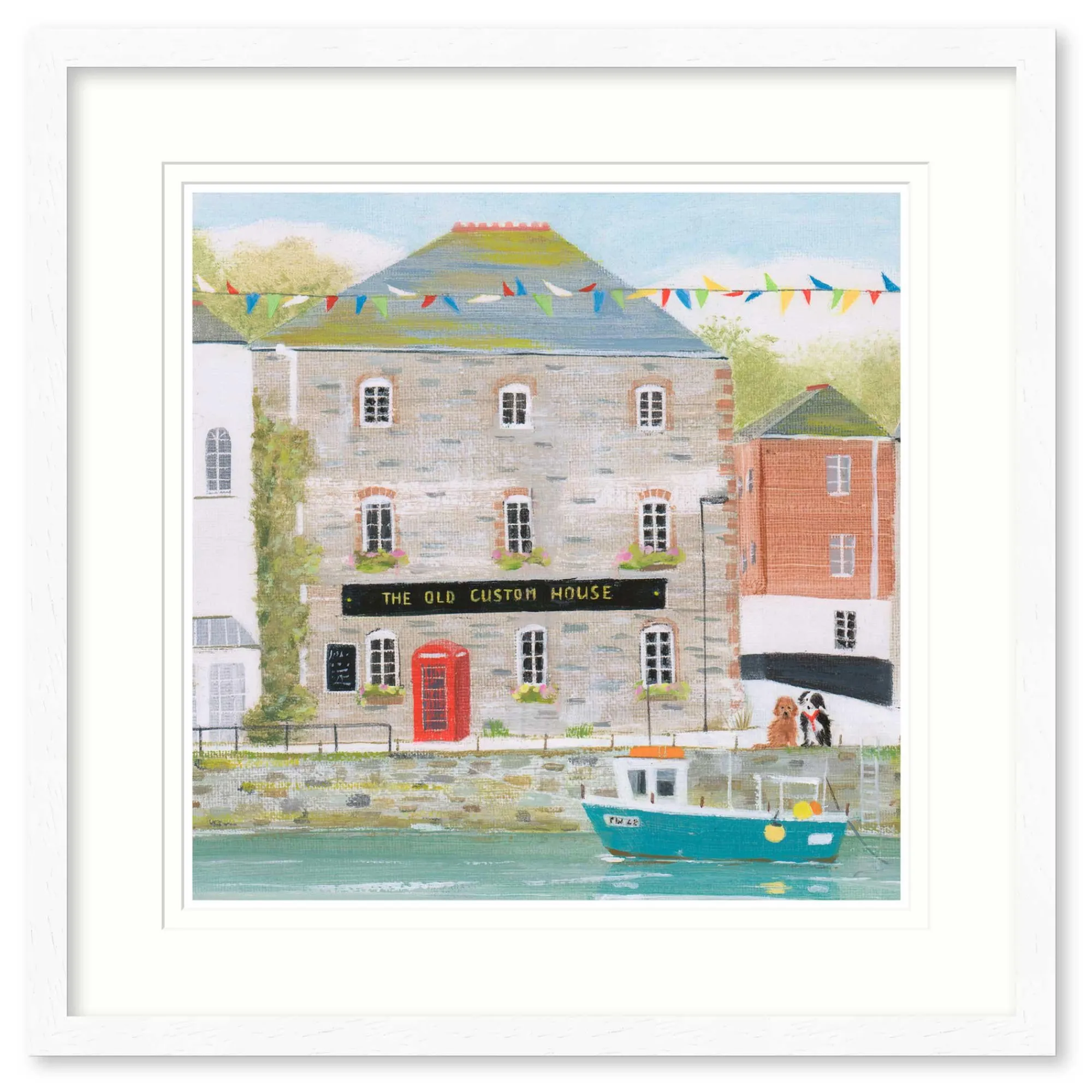 Padstow|Boat & Sailing*Whistlefish Padstow Phone Box Framed Print