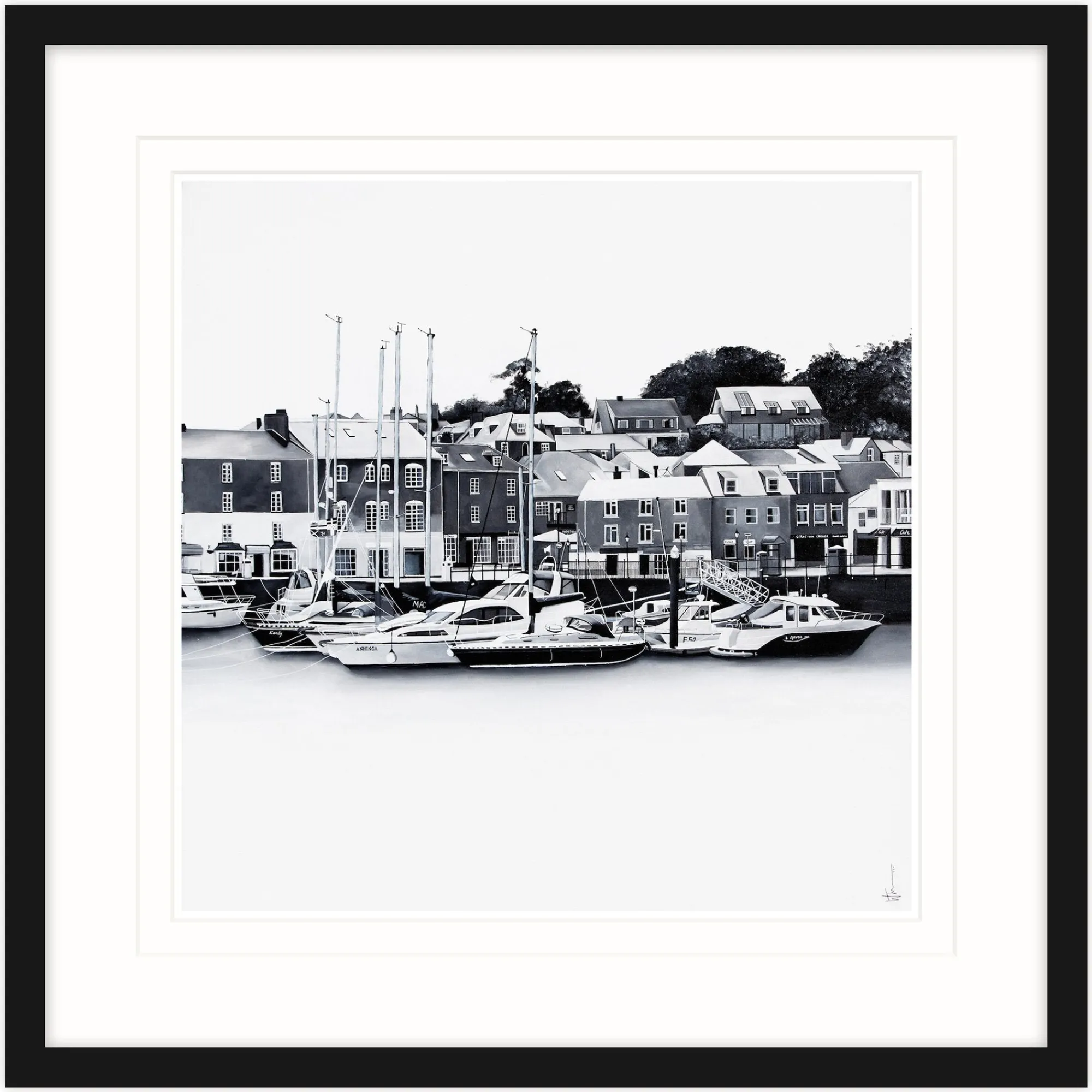 Padstow|Framed Prints*Whistlefish Padstow Photo Realistic Framed Print