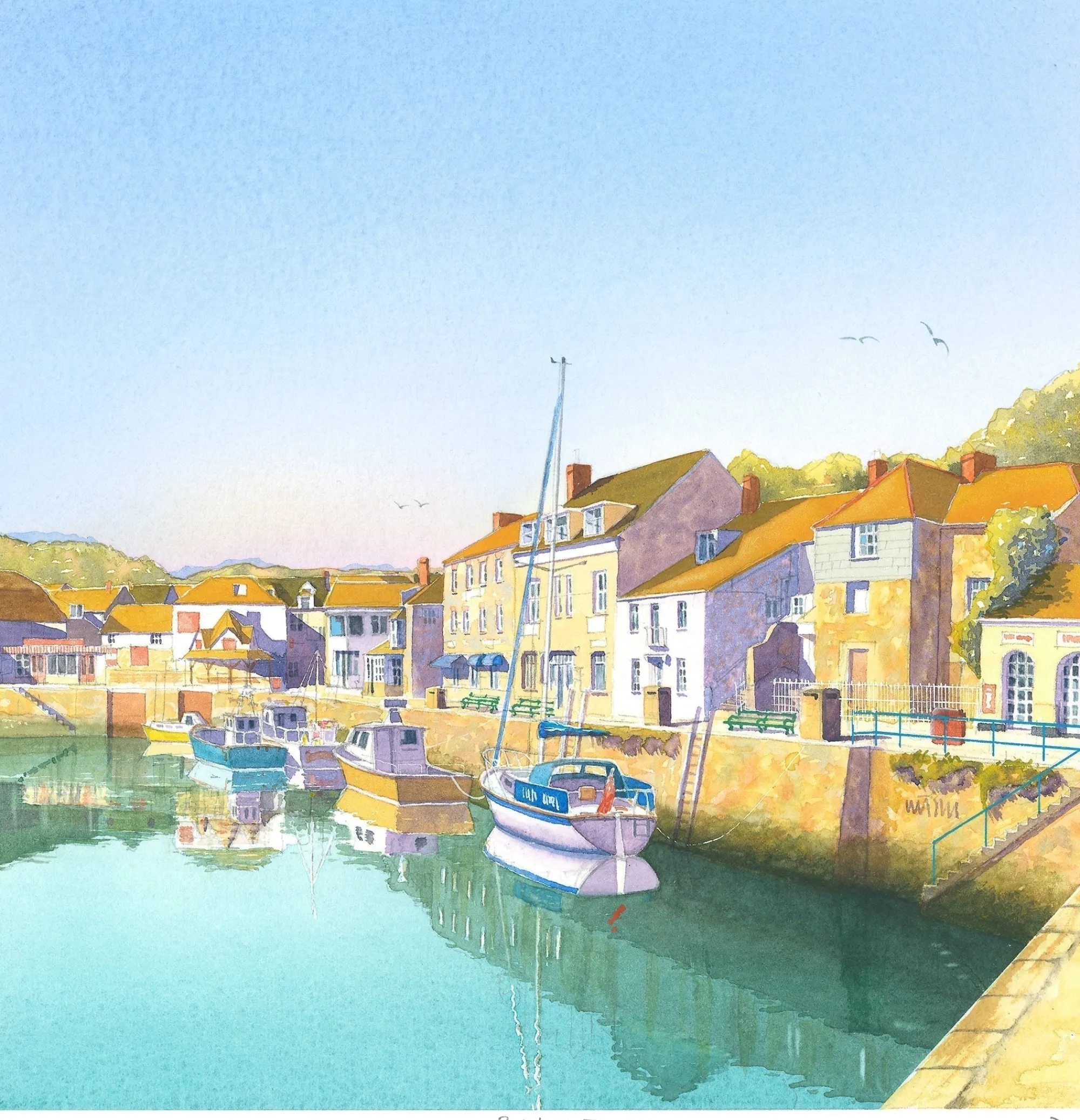 Unframed Prints*Whistlefish Padstow Realism Art Print