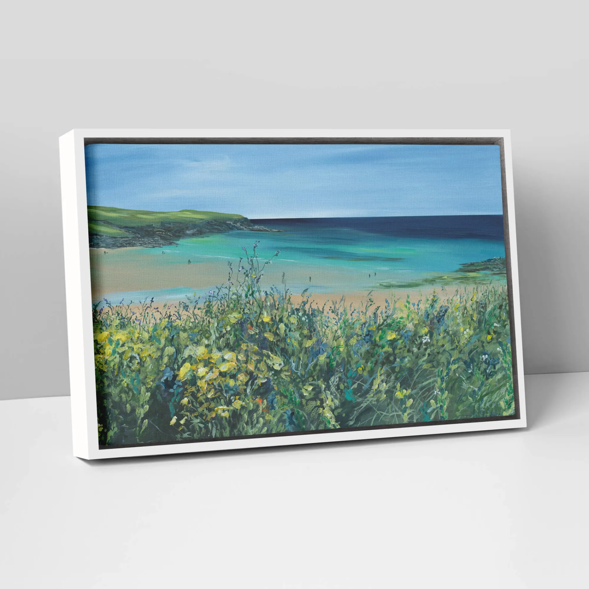 Padstow|Cornwall*Whistlefish Padstow Views Framed Canvas