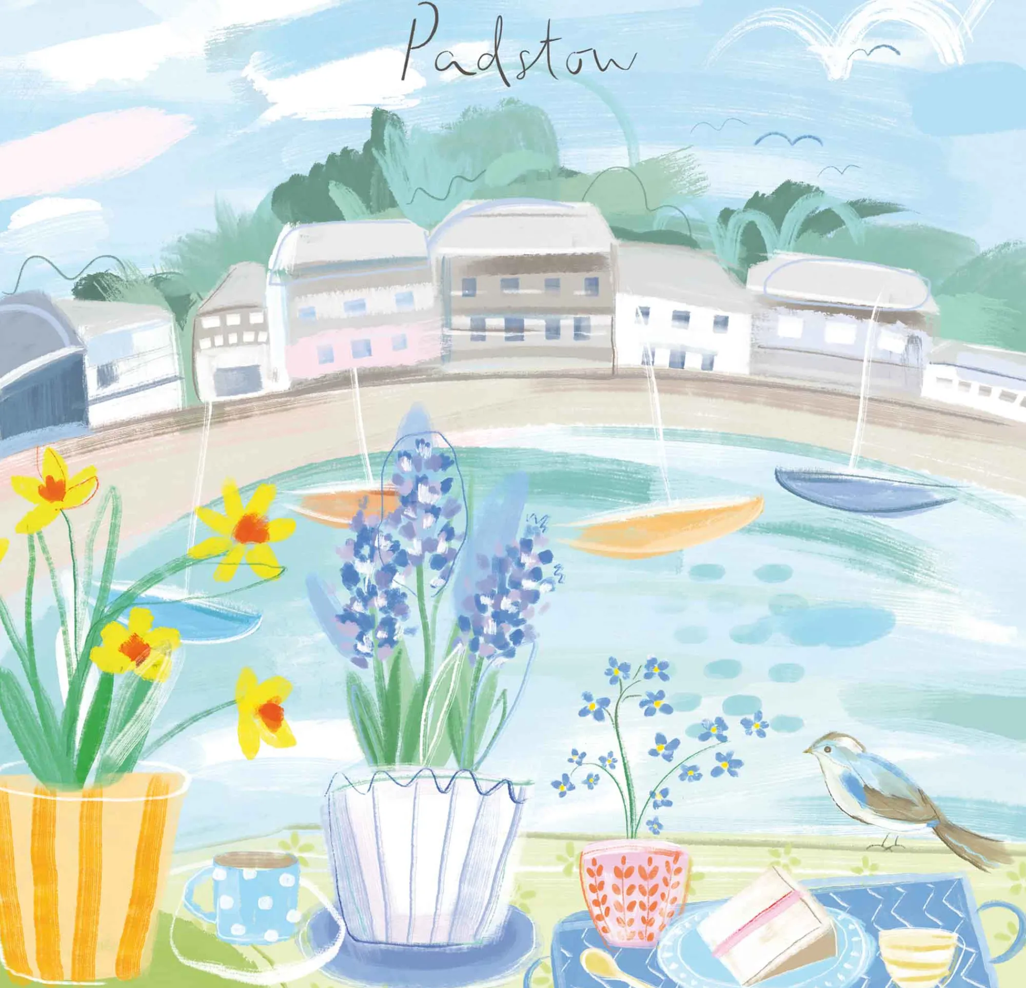 Unframed Prints*Whistlefish Padstow Window View Small Art Print