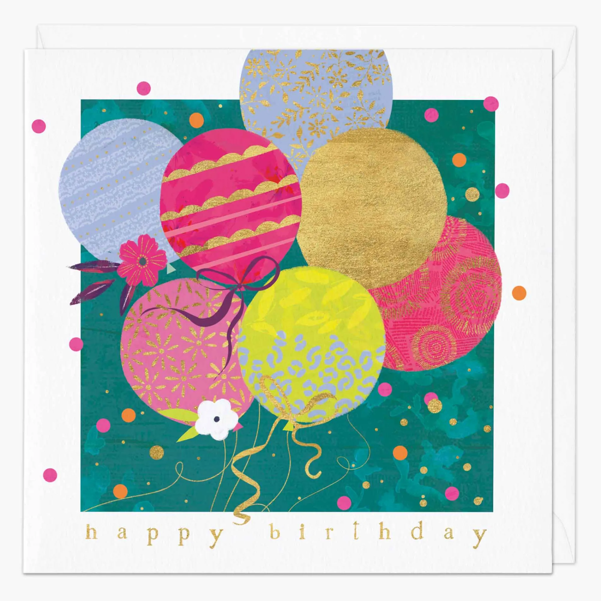 Birthday|For Her*Whistlefish Party Balloons Birthday Card