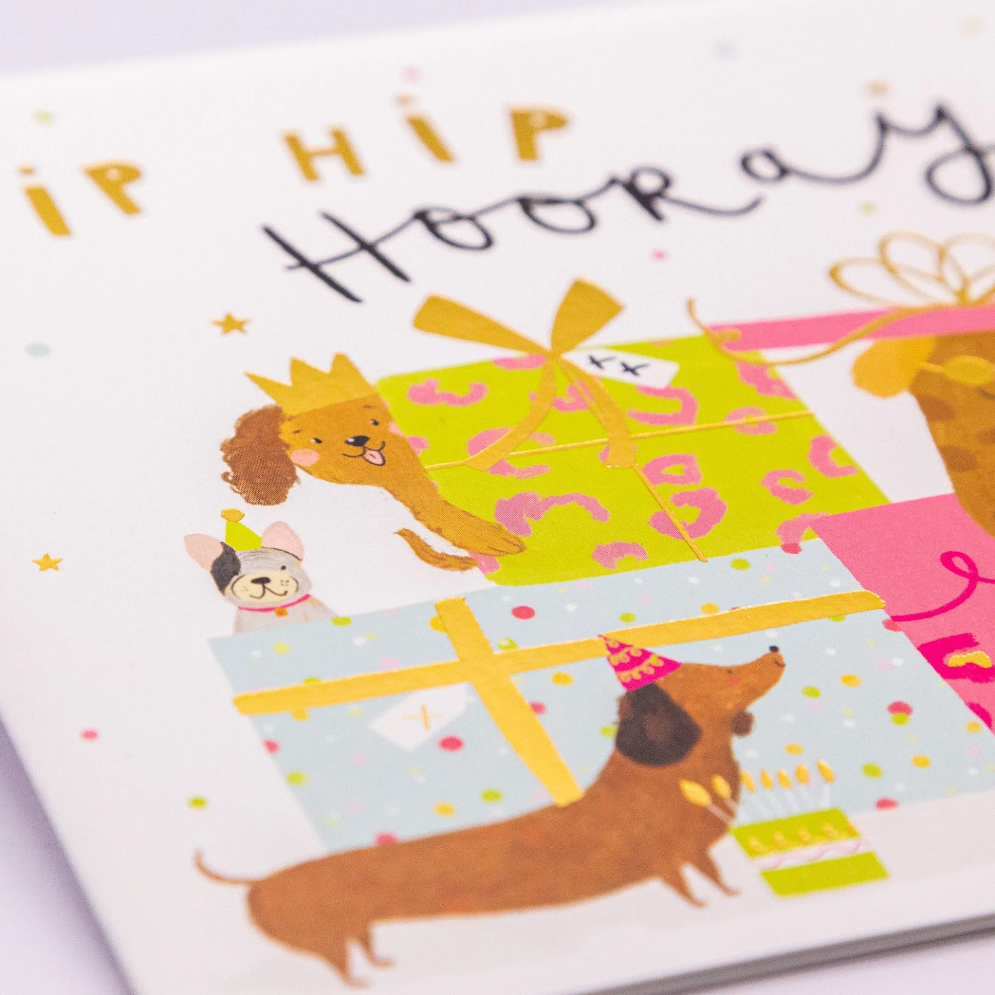 Birthday|For Children*Whistlefish Party Dogs Birthday Card